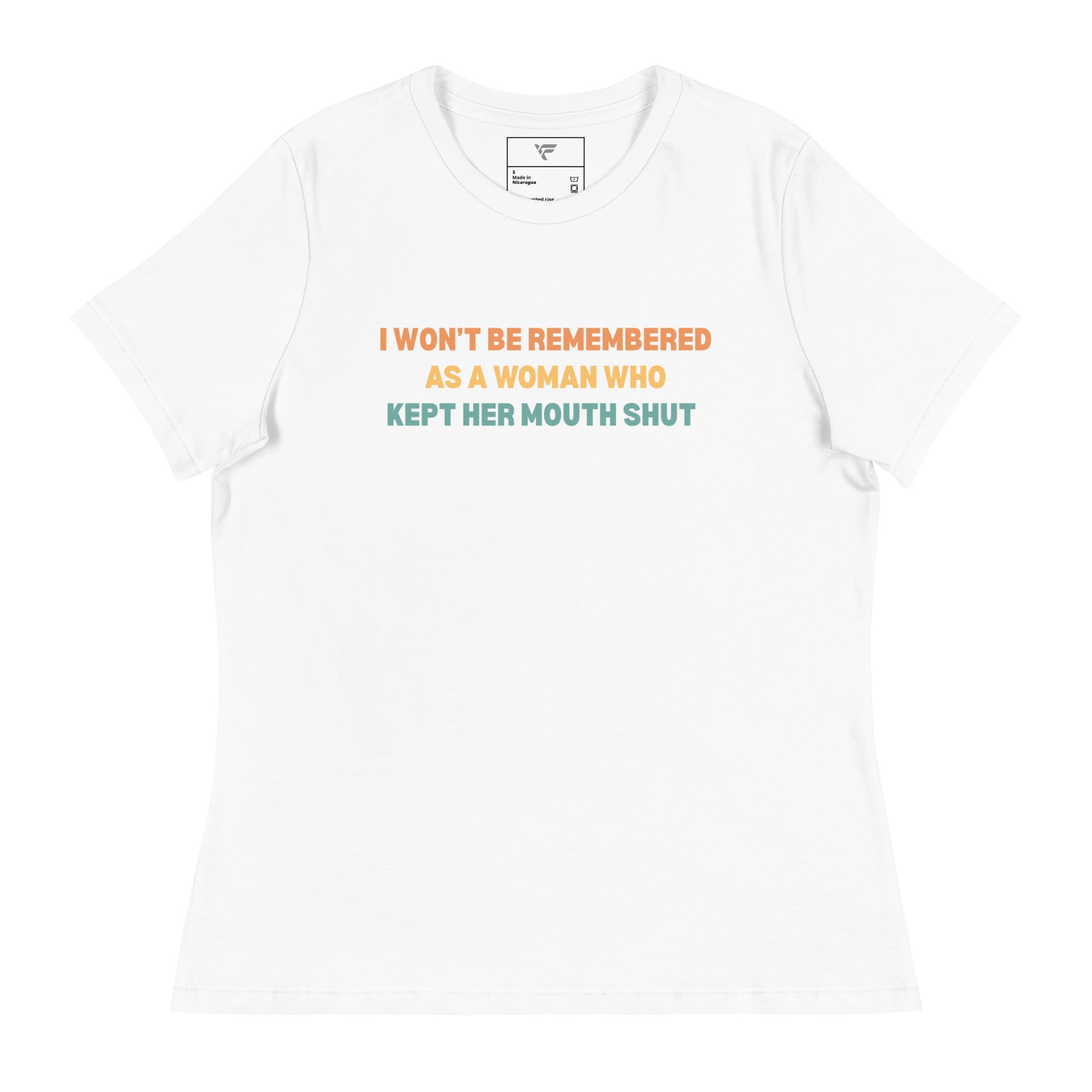 Women's "Speak Up" T-Shirt - Fuerza Athletics