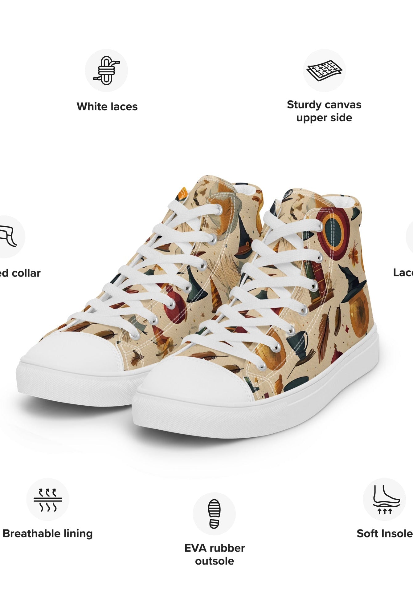 Women's Wizard's High Top's - Fuerza Athletics