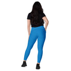 Blue Leggings with pockets - Fuerza Athletics