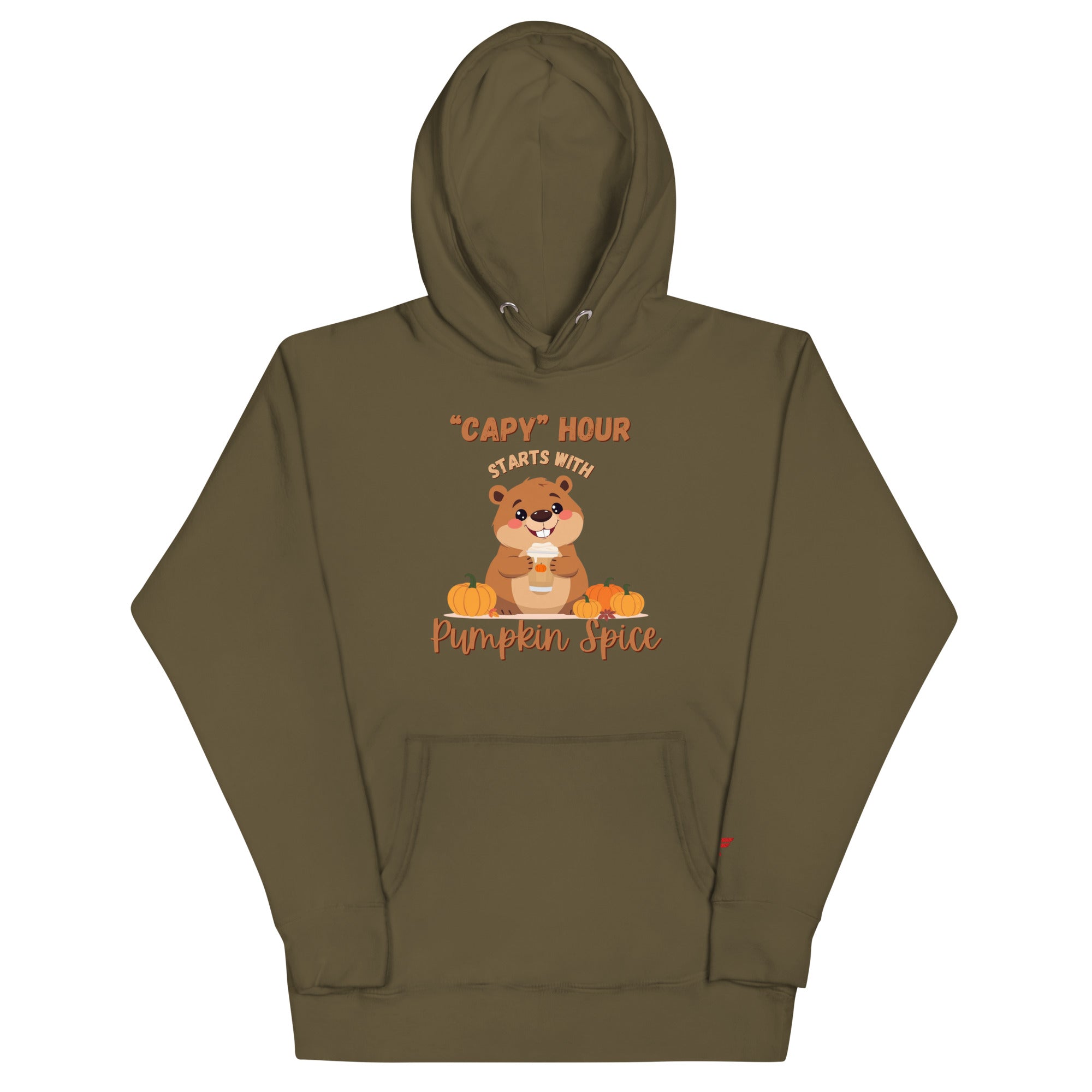 Capybara Autumn Hoodie - Fuerza Athletics
