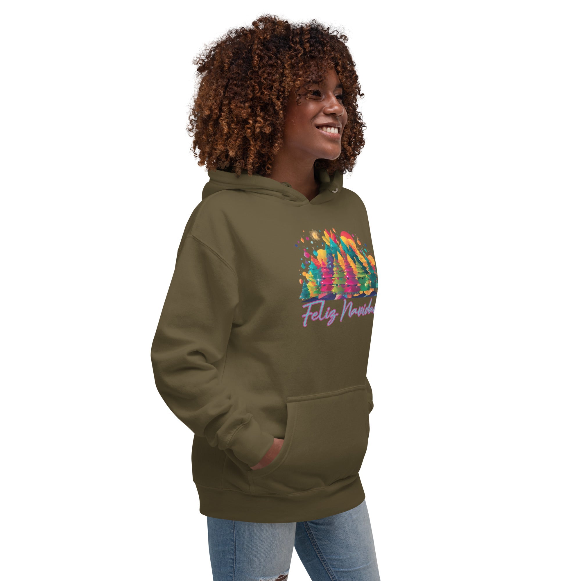 Feliz Navidad Hoodie - Fuerza Athletics