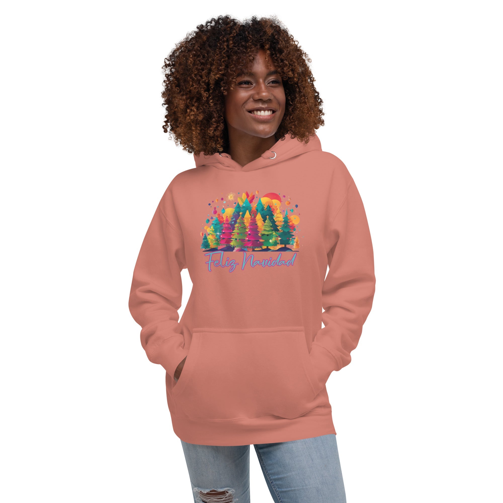 Feliz Navidad Hoodie - Fuerza Athletics