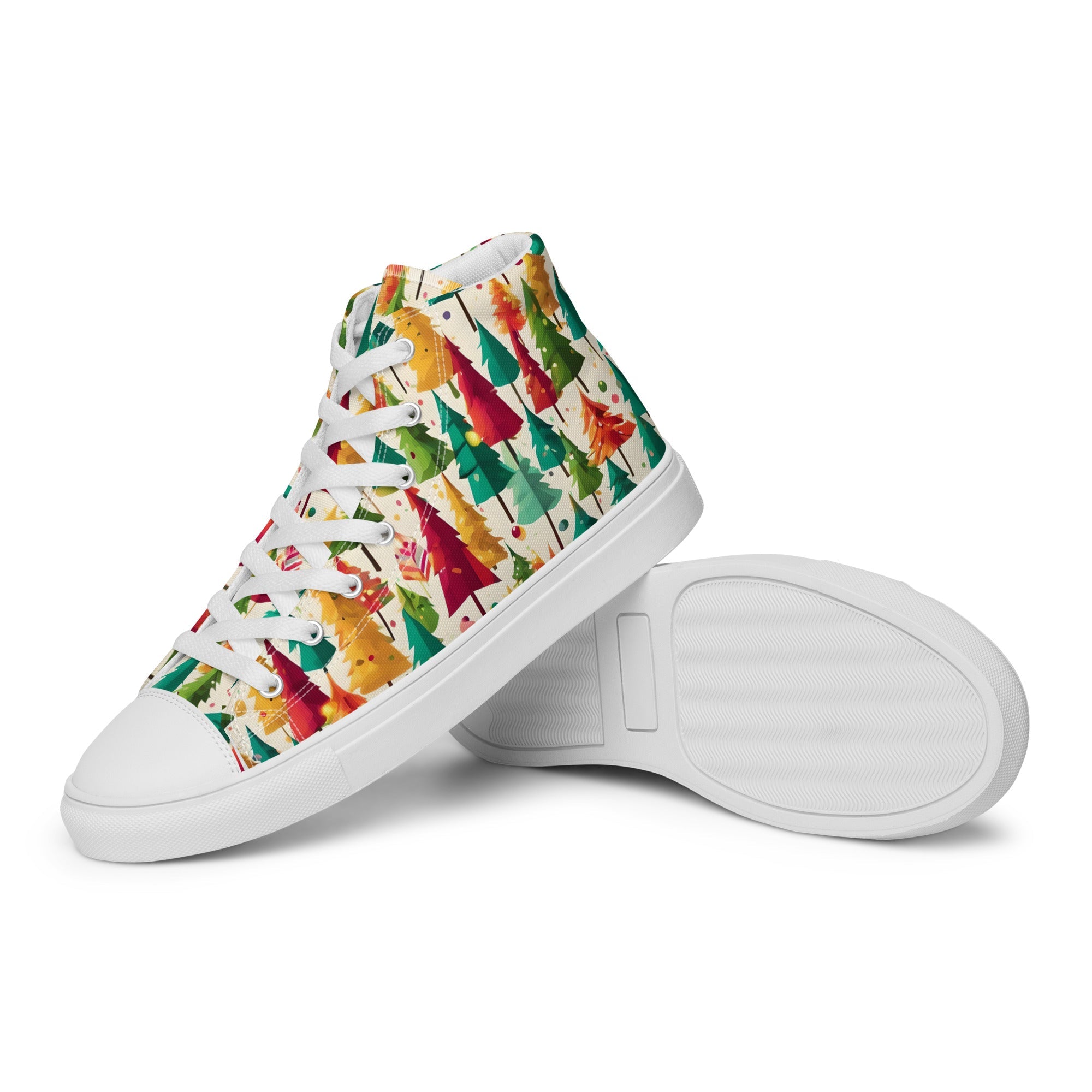 Feliz Navidad Women’s High Tops - Fuerza Athletics