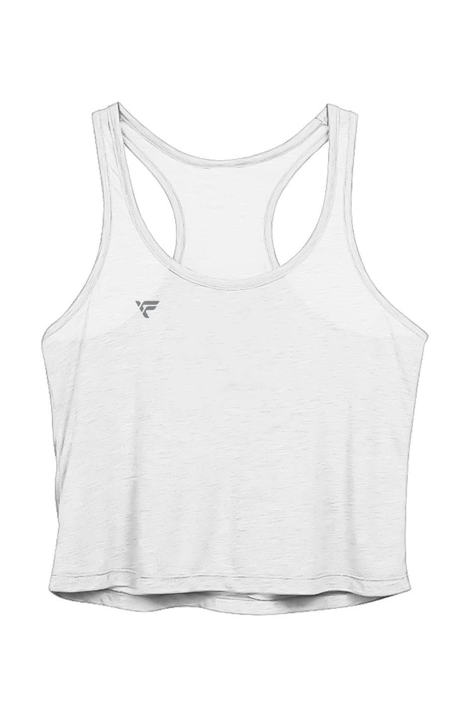 Fuerza Ladies' Sheer Cropped Racer Tank – Fuerza Athletics