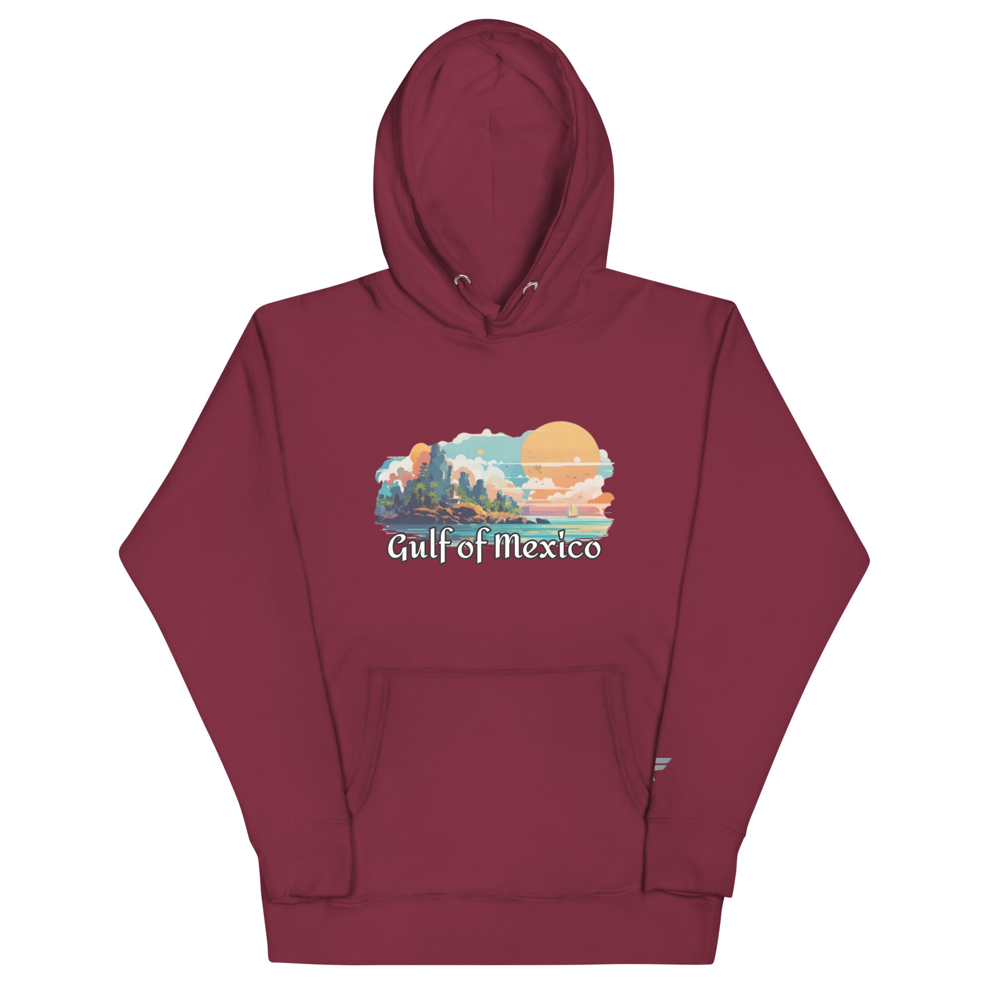 Gulf of Mexico Coastline Hoodie - Fuerza Athletics
