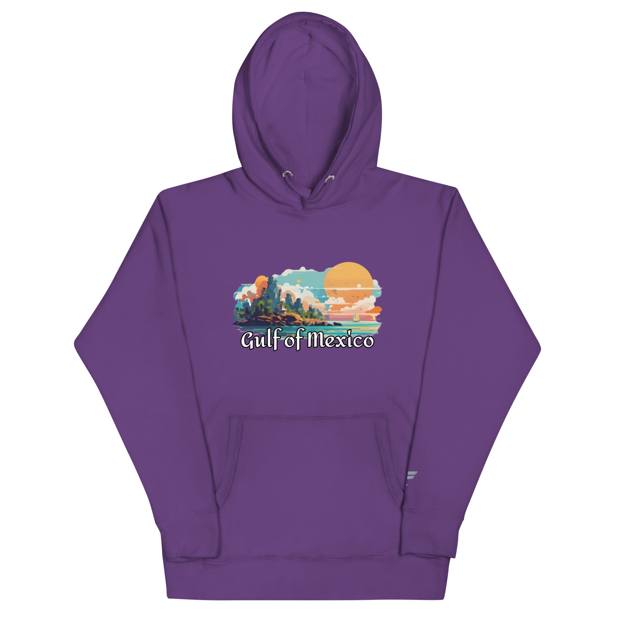 Gulf of Mexico Coastline Hoodie - Fuerza Athletics