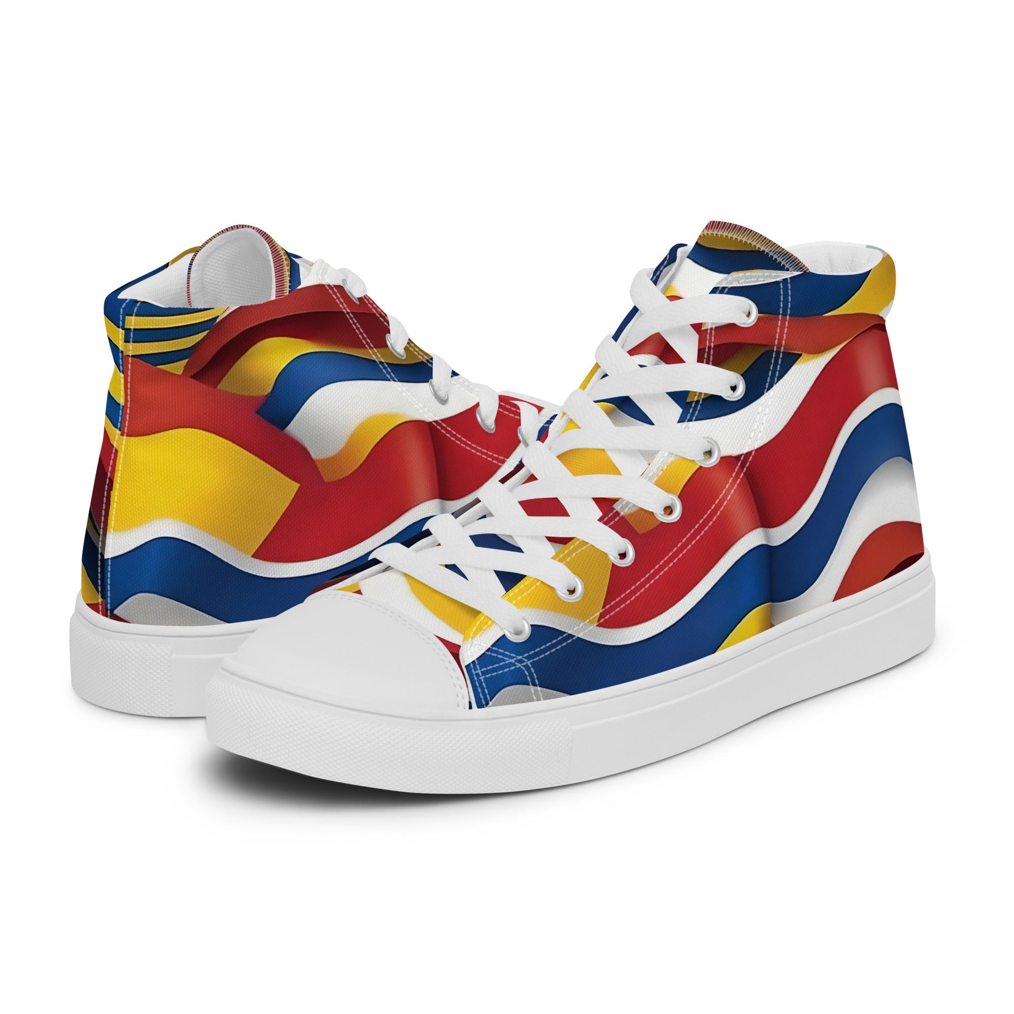 Men’s Colombian high top canvas shoes - Fuerza Athletics