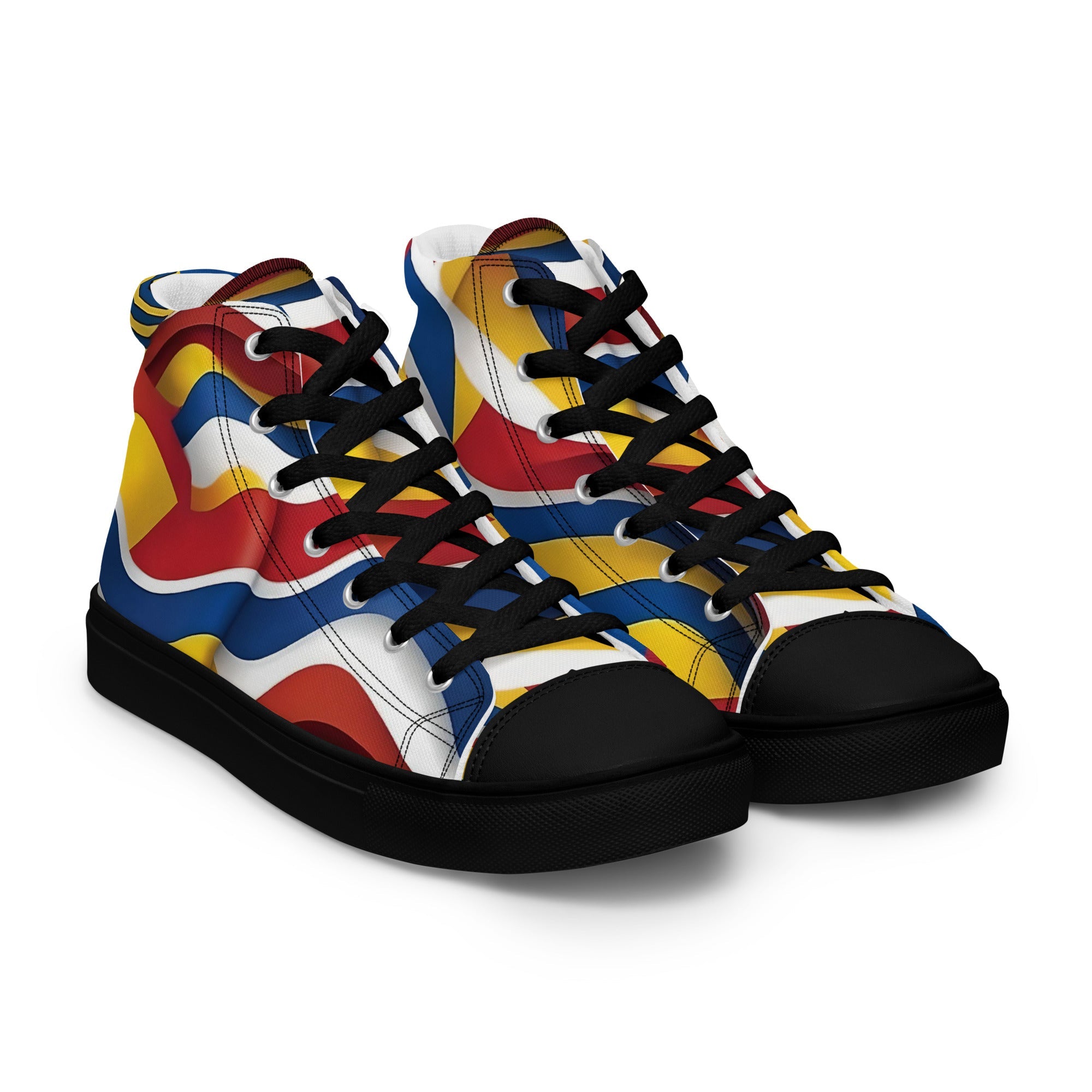 Men’s Colombian high top canvas shoes - Fuerza Athletics