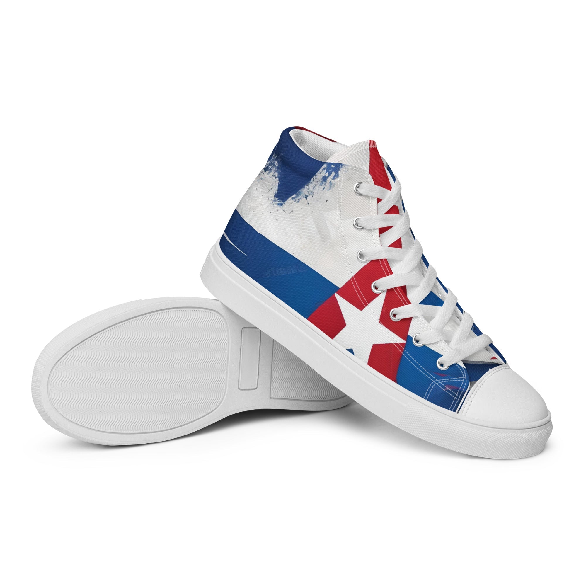 Men’s Cuba high top canvas shoes - Fuerza Athletics