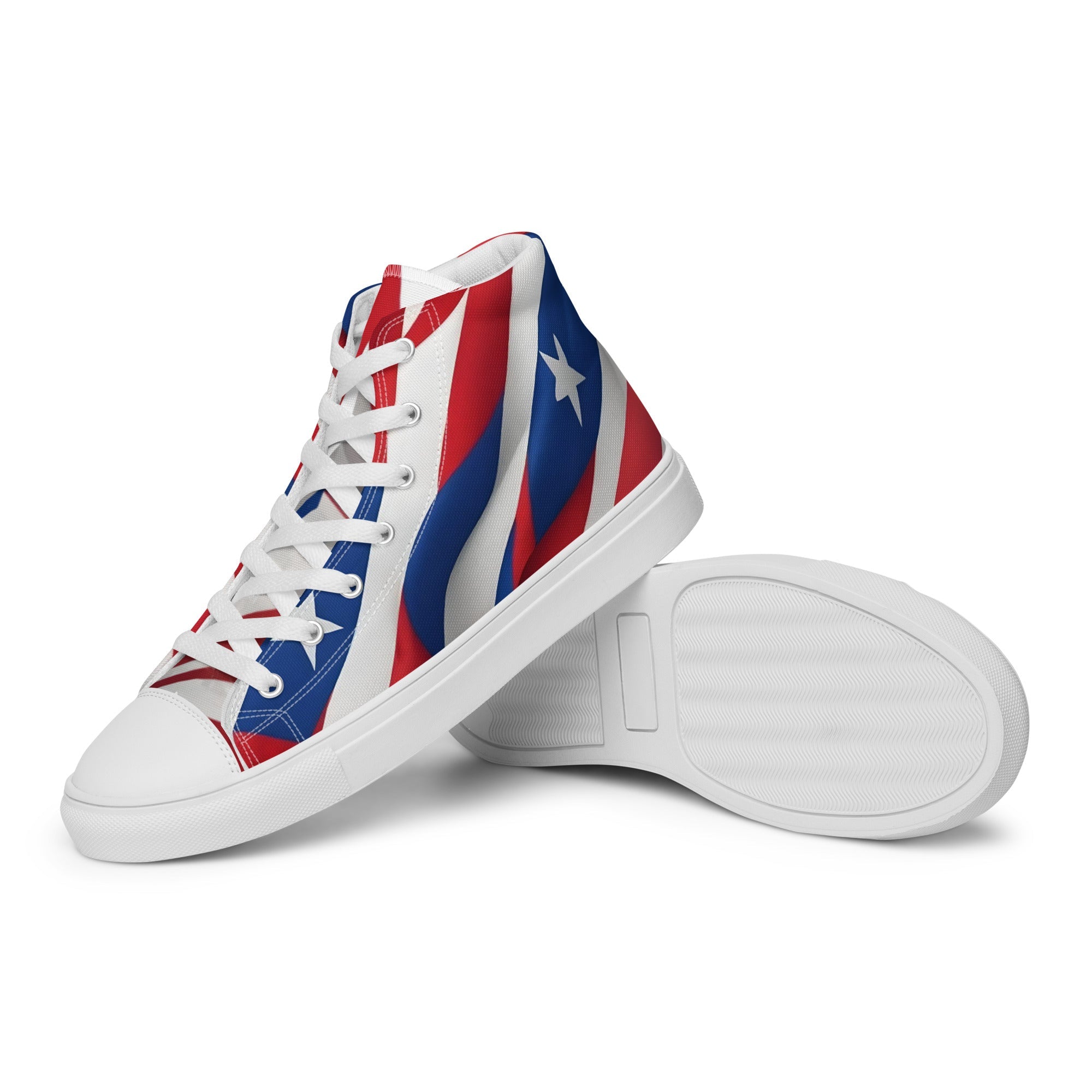 Men’s Puerto Rico high top canvas shoes - Fuerza Athletics