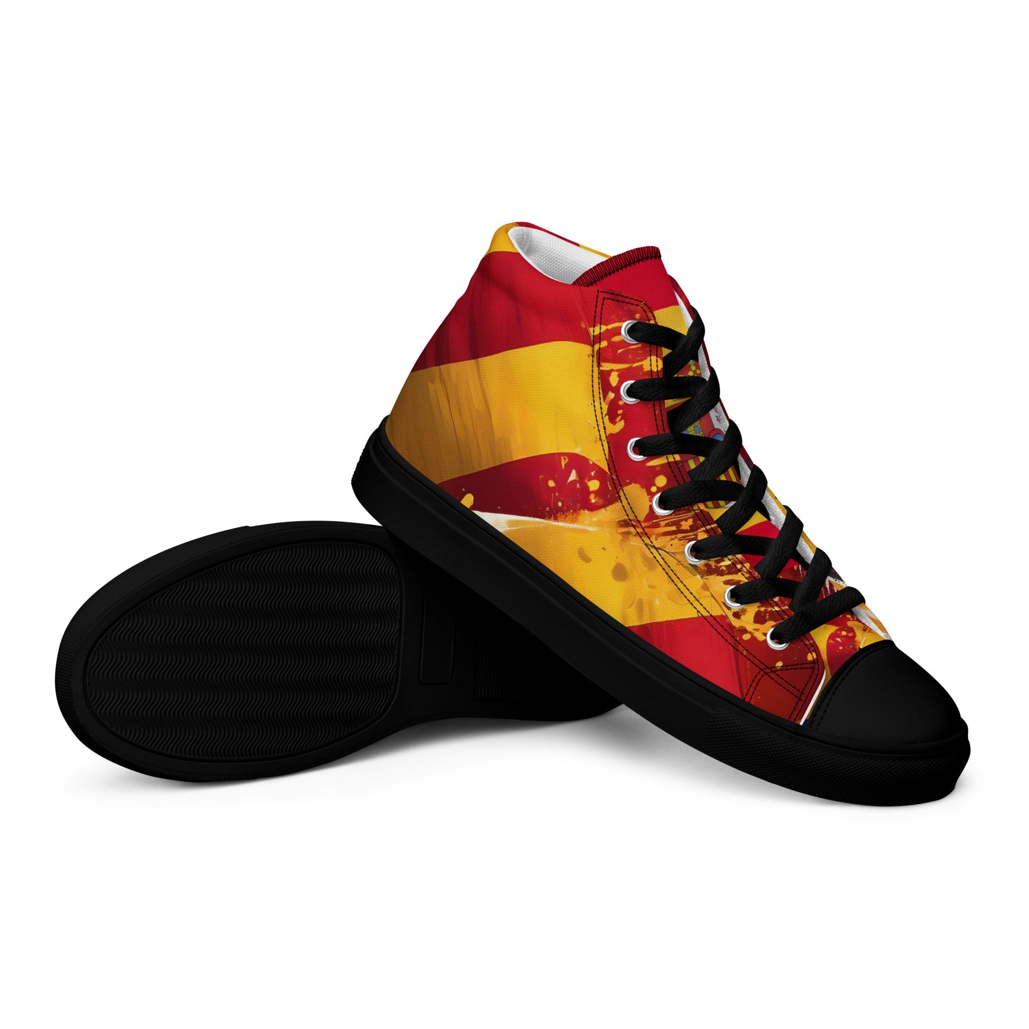 Men’s Spain high top canvas shoes - Fuerza Athletics