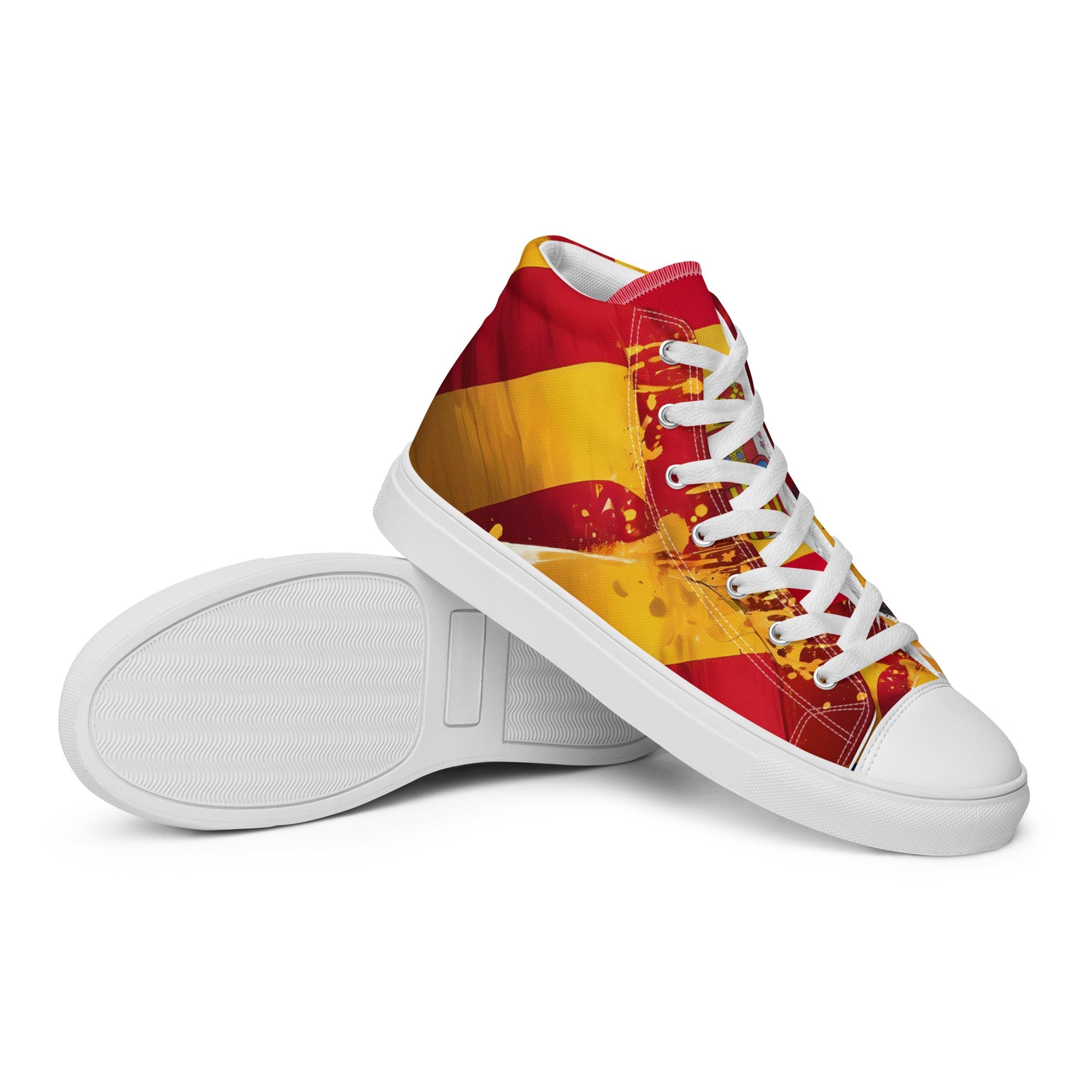 Men’s Spain high top canvas shoes - Fuerza Athletics