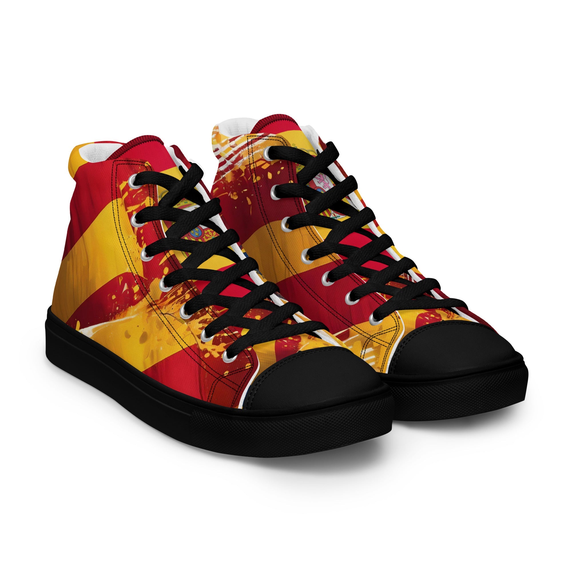 Men’s Spain high top canvas shoes - Fuerza Athletics