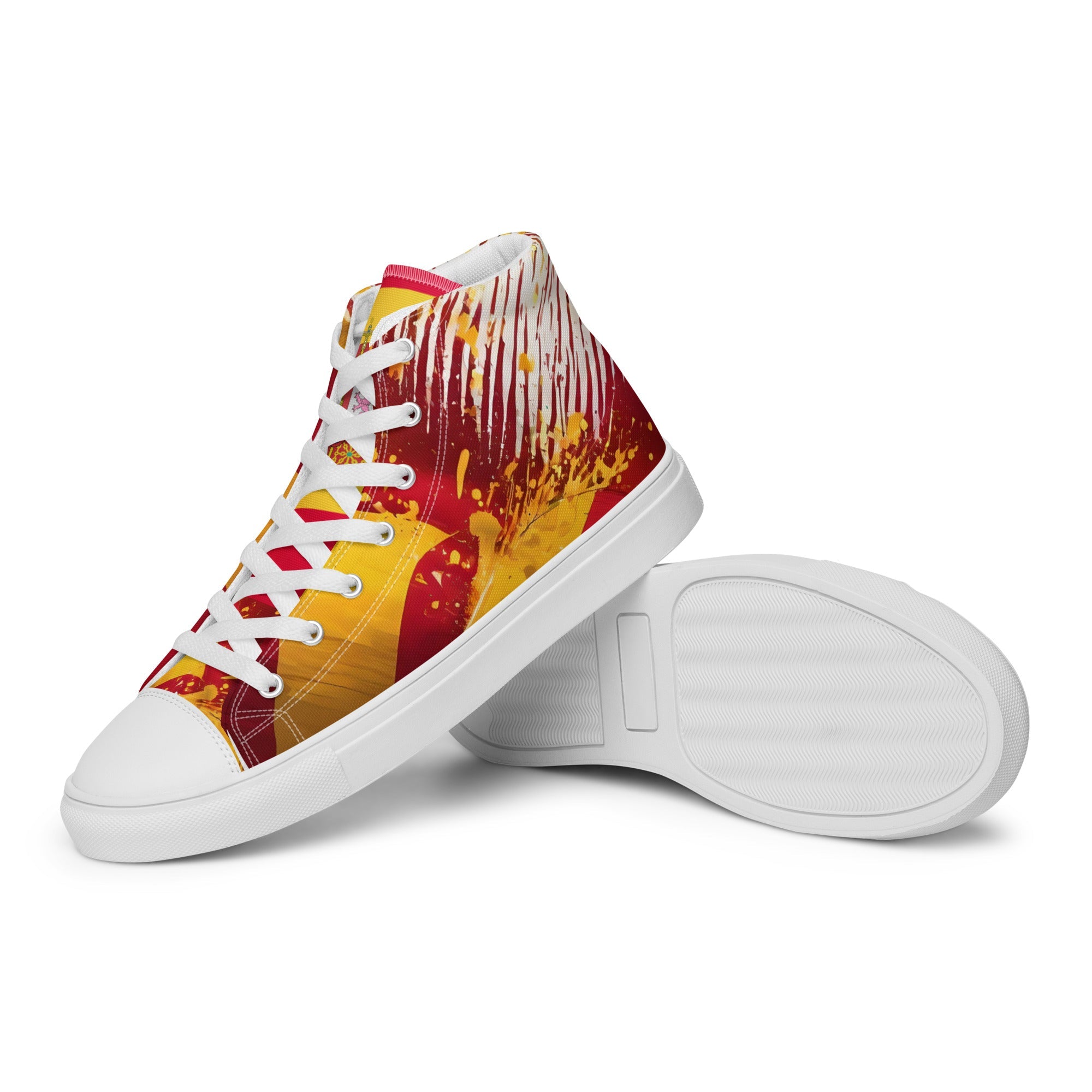 Men’s Spain high top canvas shoes - Fuerza Athletics