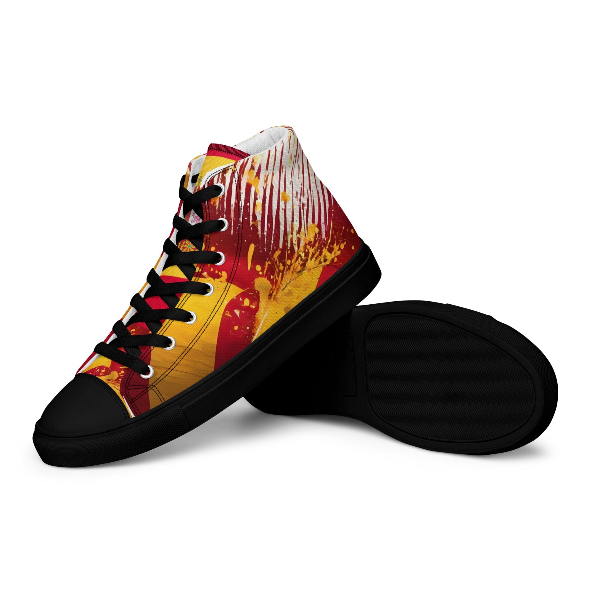 Men’s Spain high top canvas shoes - Fuerza Athletics