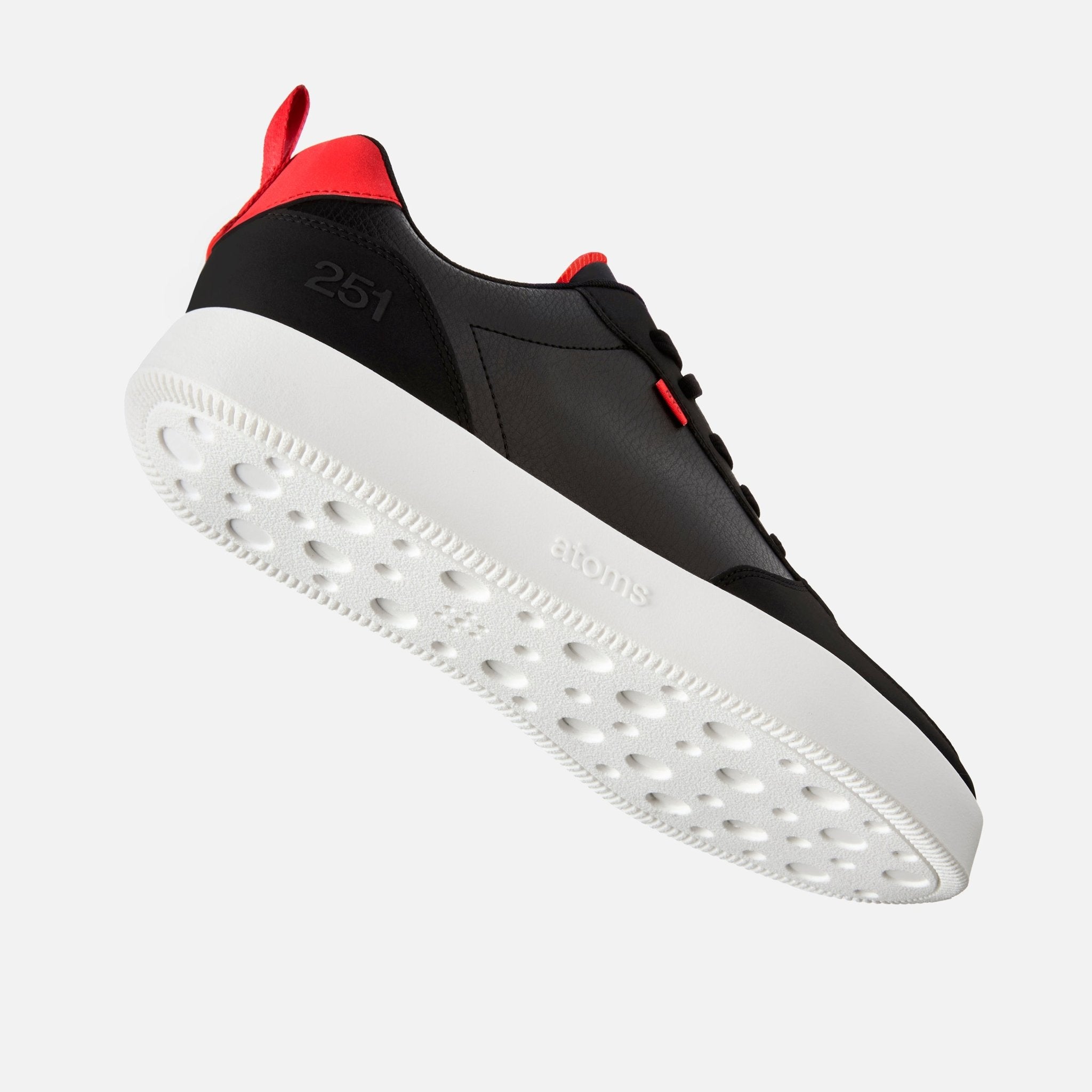 Model 251 Low: Red & Black - Fuerza Athletics