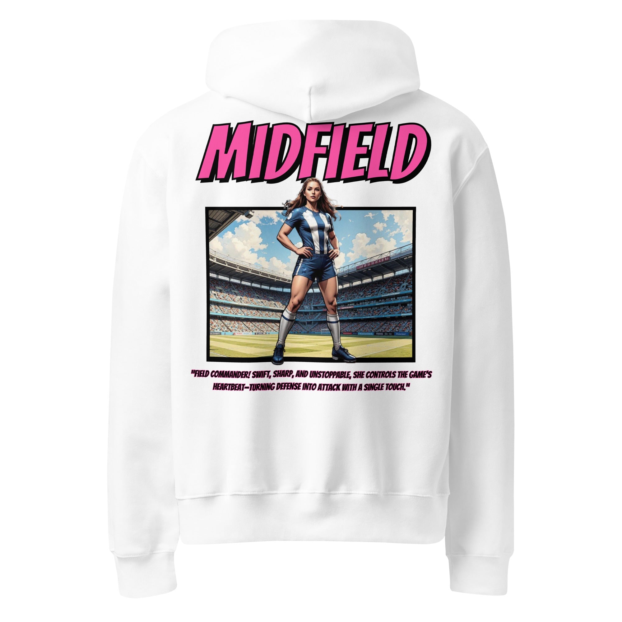 Oversized Midfielder Hoodie - Fuerza Athletics