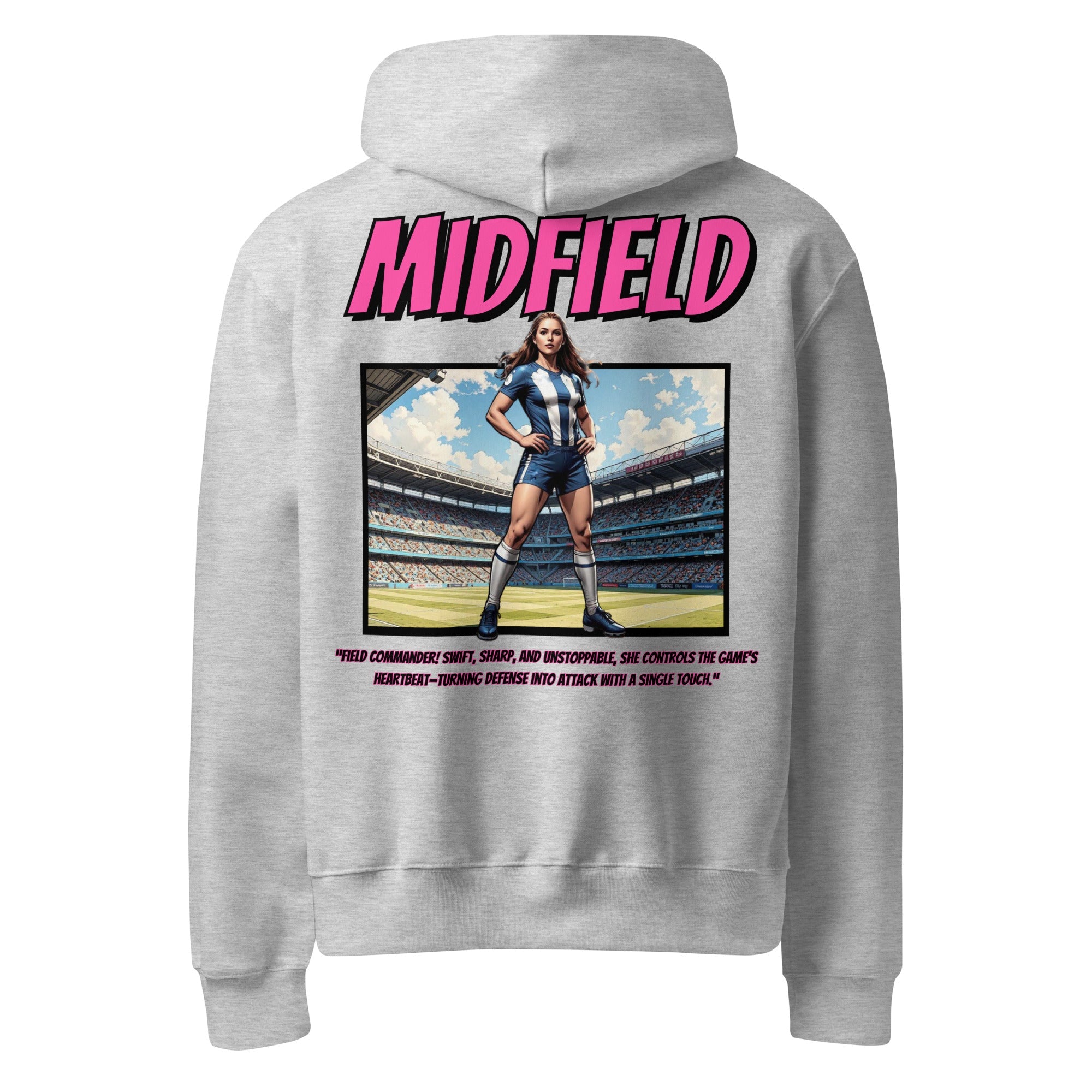 Oversized Midfielder Hoodie - Fuerza Athletics