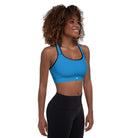 Padded Sports Bra Blue - Fuerza Athletics