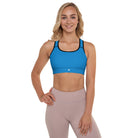 Padded Sports Bra Blue - Fuerza Athletics