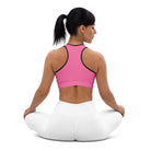 Padded Sports Bra Pink - Fuerza Athletics