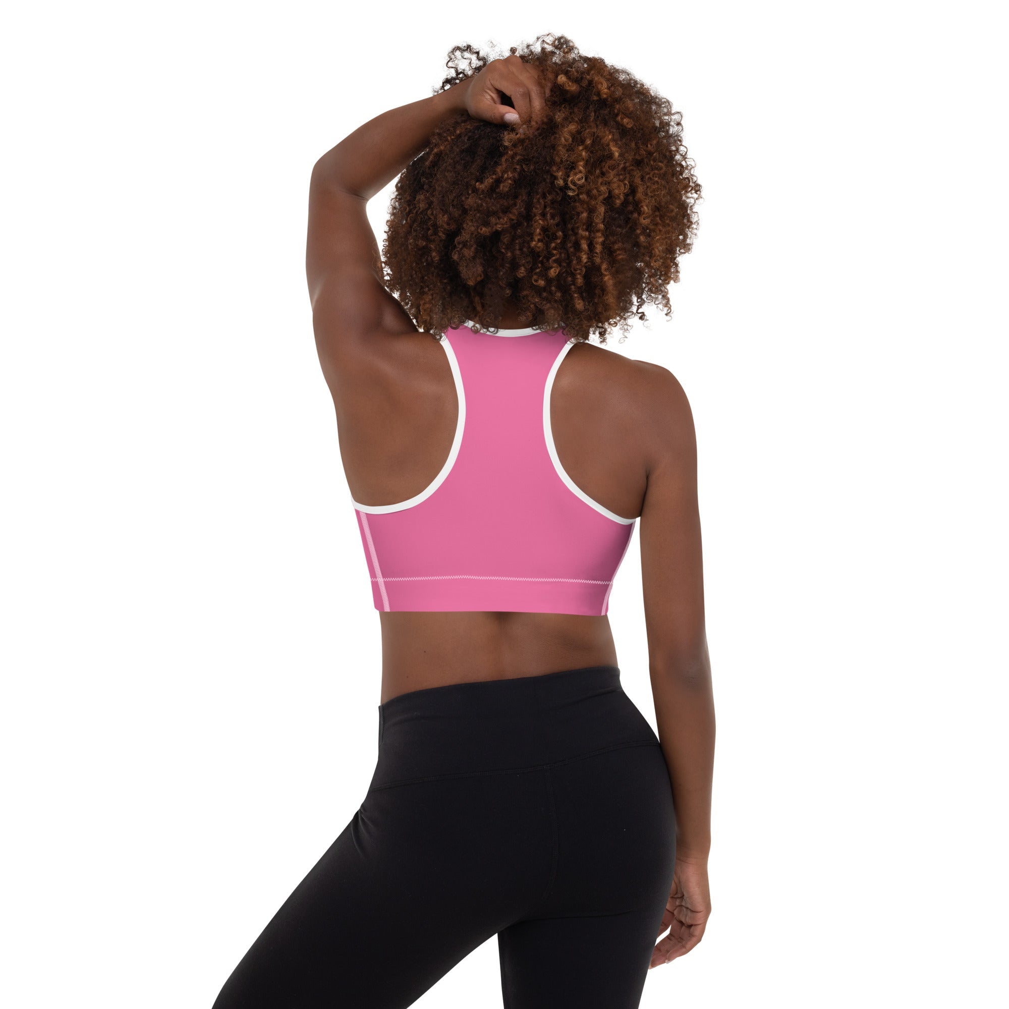 Padded Sports Bra Pink - Fuerza Athletics