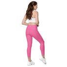 Pink Leggings with pockets - Fuerza Athletics