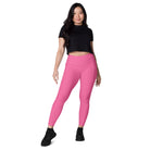 Pink Leggings with pockets - Fuerza Athletics