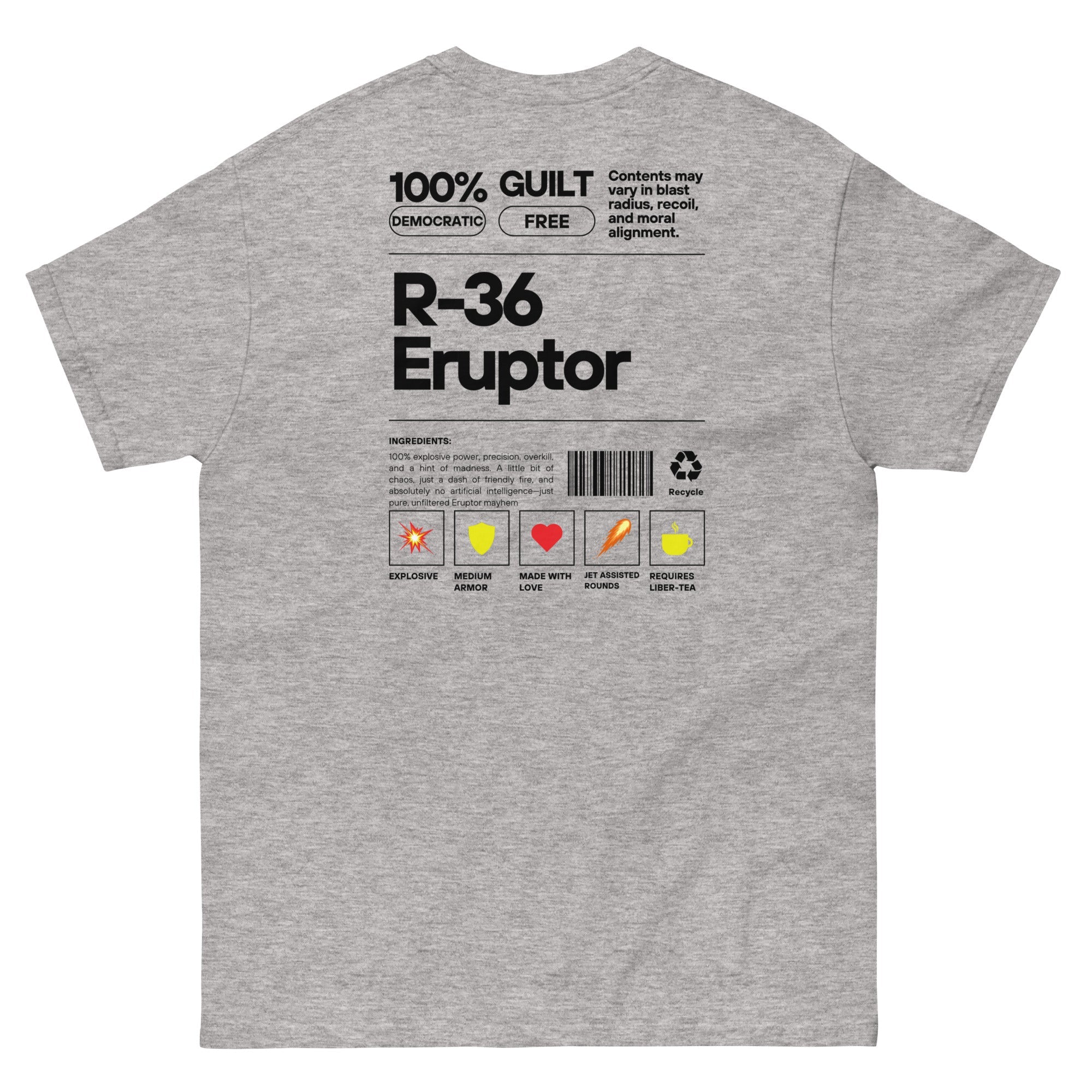 R - 36 Eruptor T-Shirt - Fuerza Athletics
