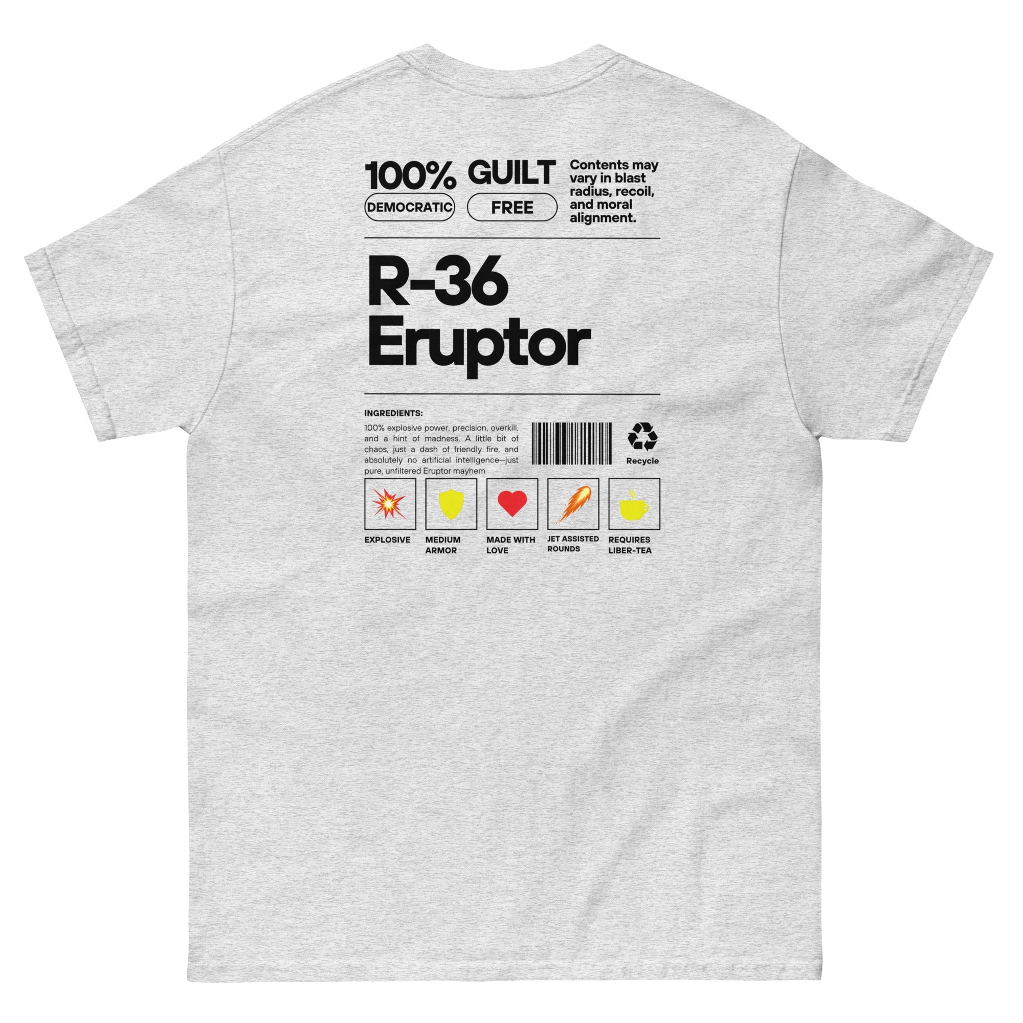 R - 36 Eruptor T-Shirt - Fuerza Athletics