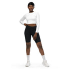 Recycled long - sleeve crop top - Fuerza Athletics