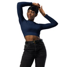 Recycled long - sleeve crop top - Fuerza Athletics