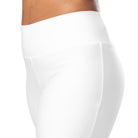 White Flare Leggings - Fuerza Athletics