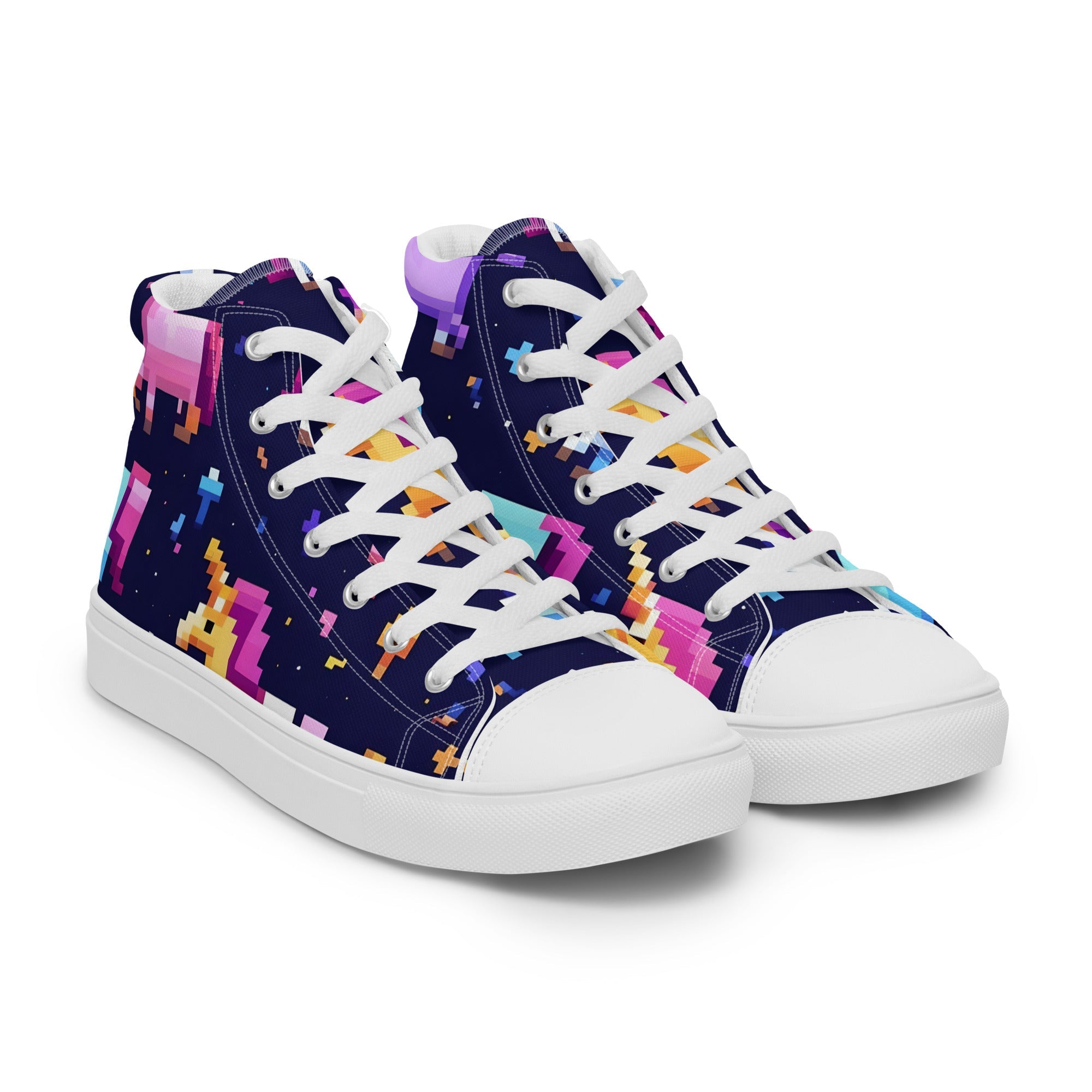 Women’s 8 - Bit Unicorn High Top - Fuerza Athletics