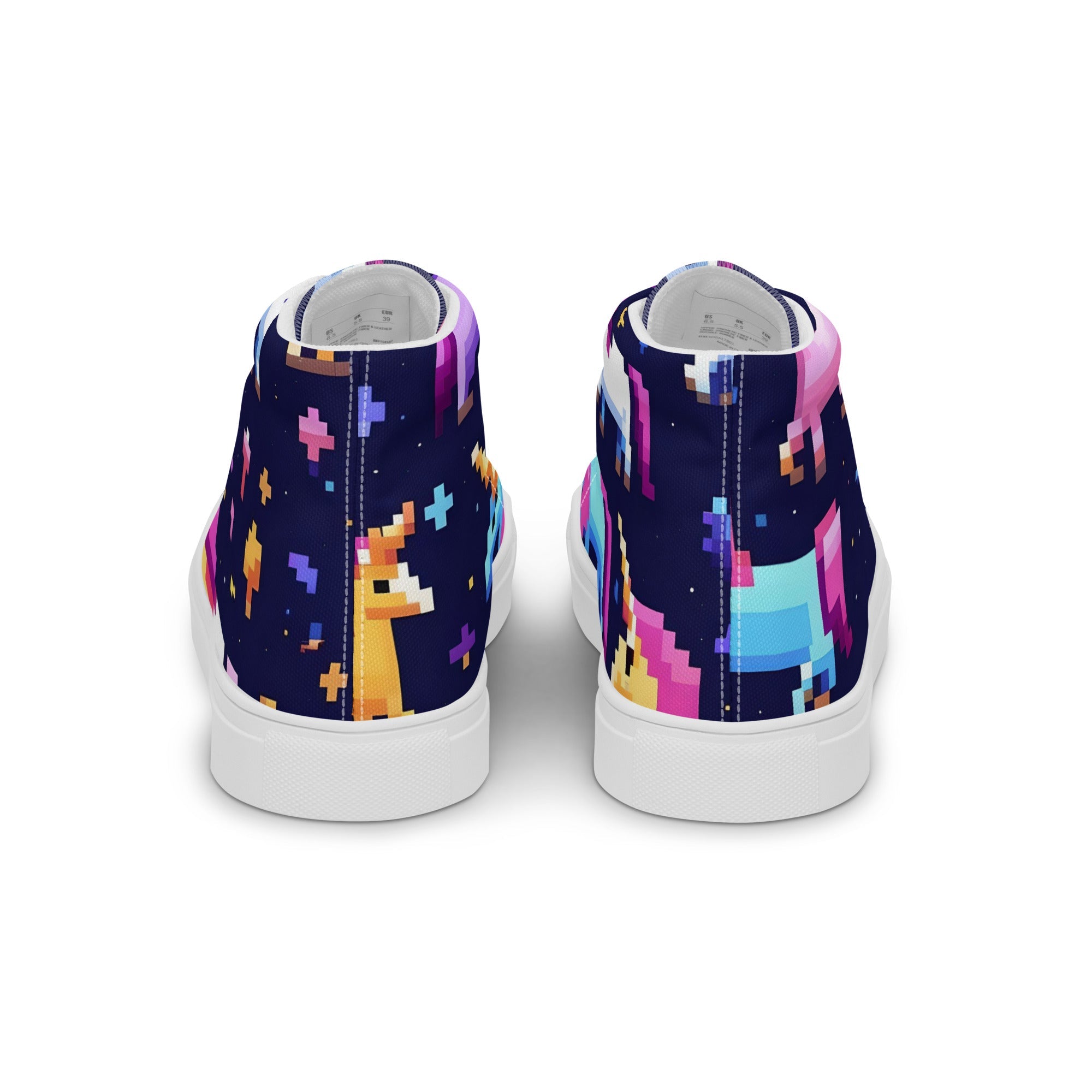 Women's 8-Bit Unicorn High Top - Fuerza Athletics