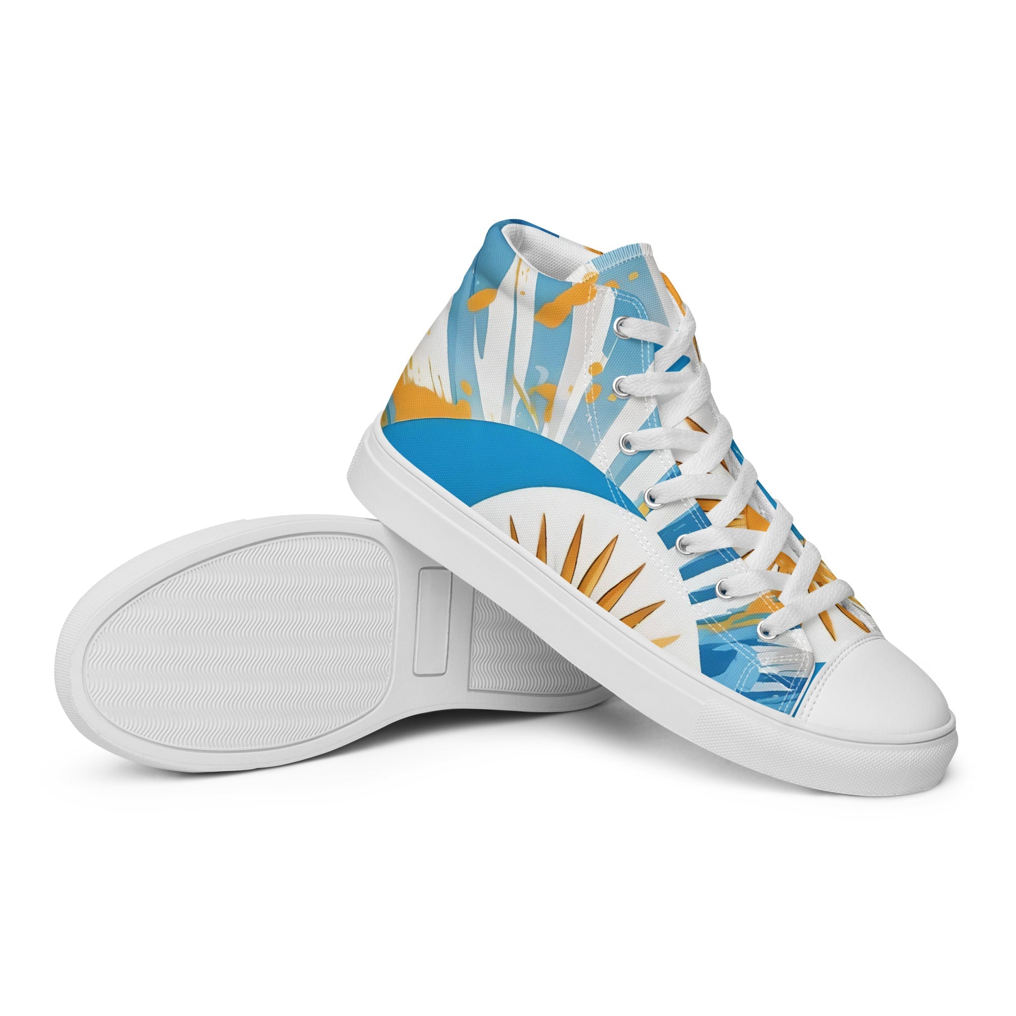 Women’s Argentina high top canvas shoes - Fuerza Athletics