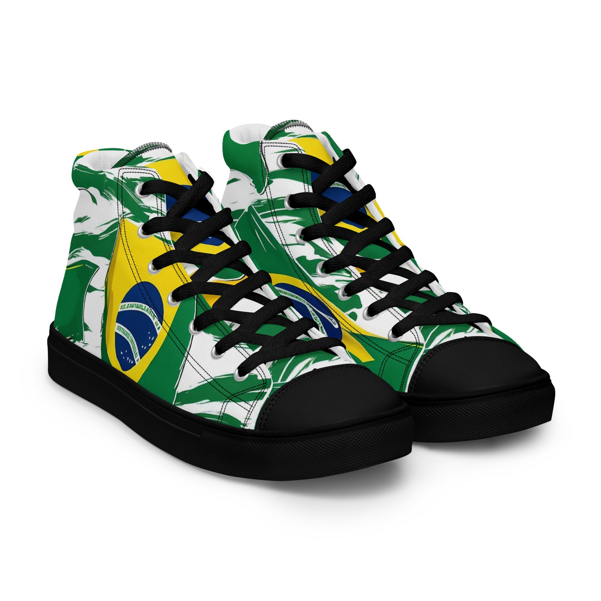 Women’s Brazil high top canvas shoes - Fuerza Athletics