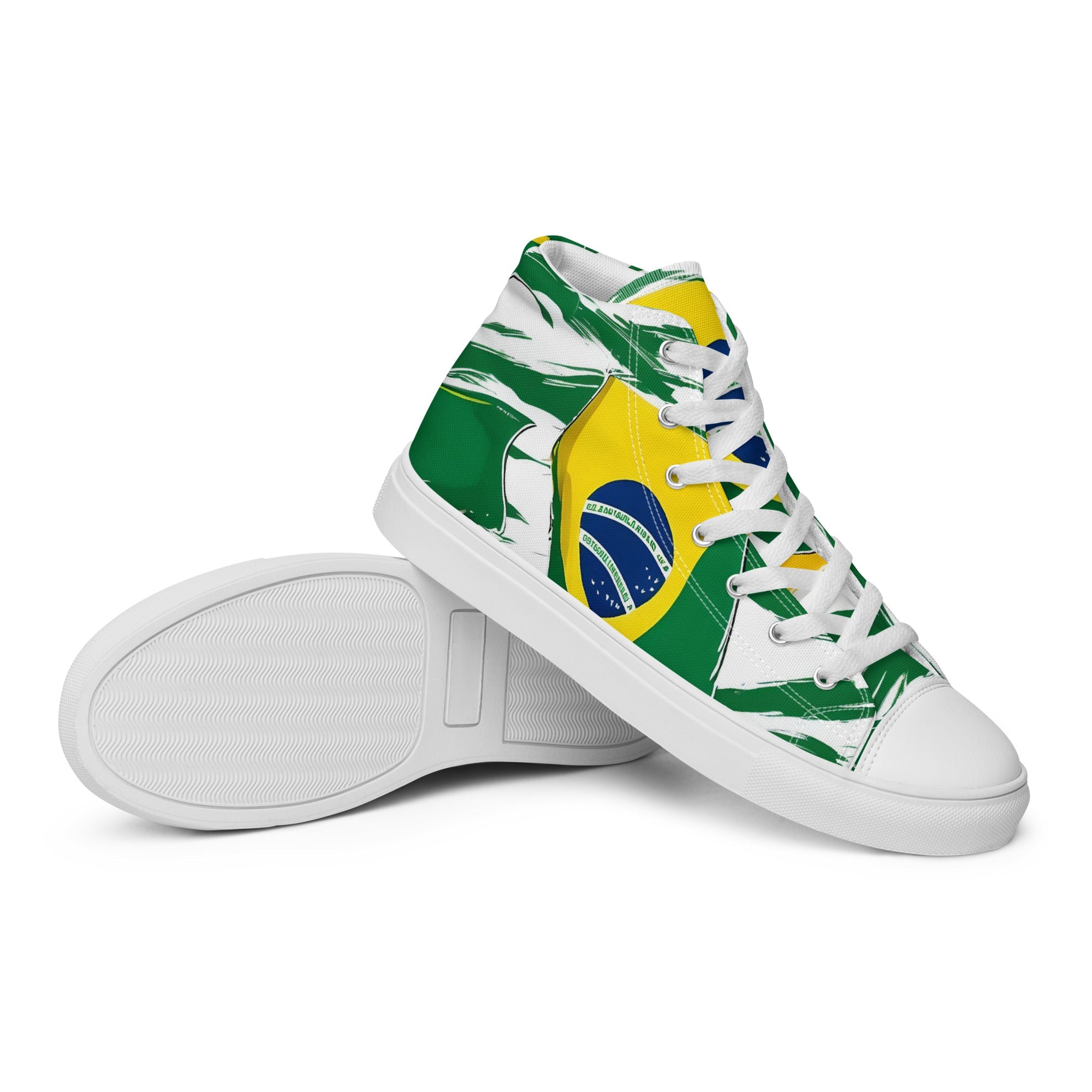 Women’s Brazil high top canvas shoes - Fuerza Athletics