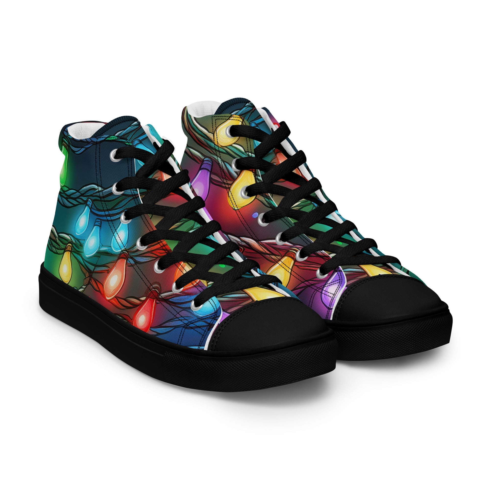 Women’s Christmas Light High Top - Fuerza Athletics