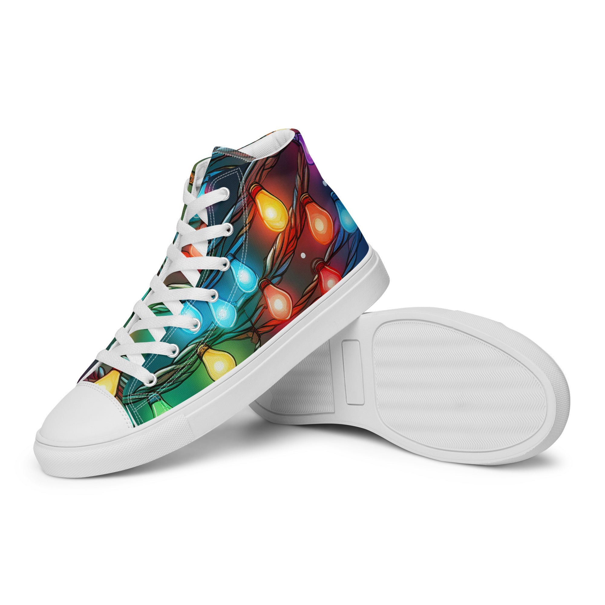 Women’s Christmas Light High Top - Fuerza Athletics