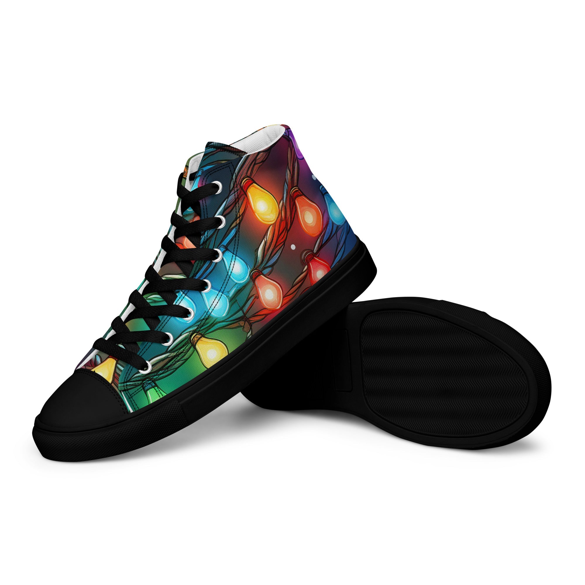 Women’s Christmas Light High Top - Fuerza Athletics