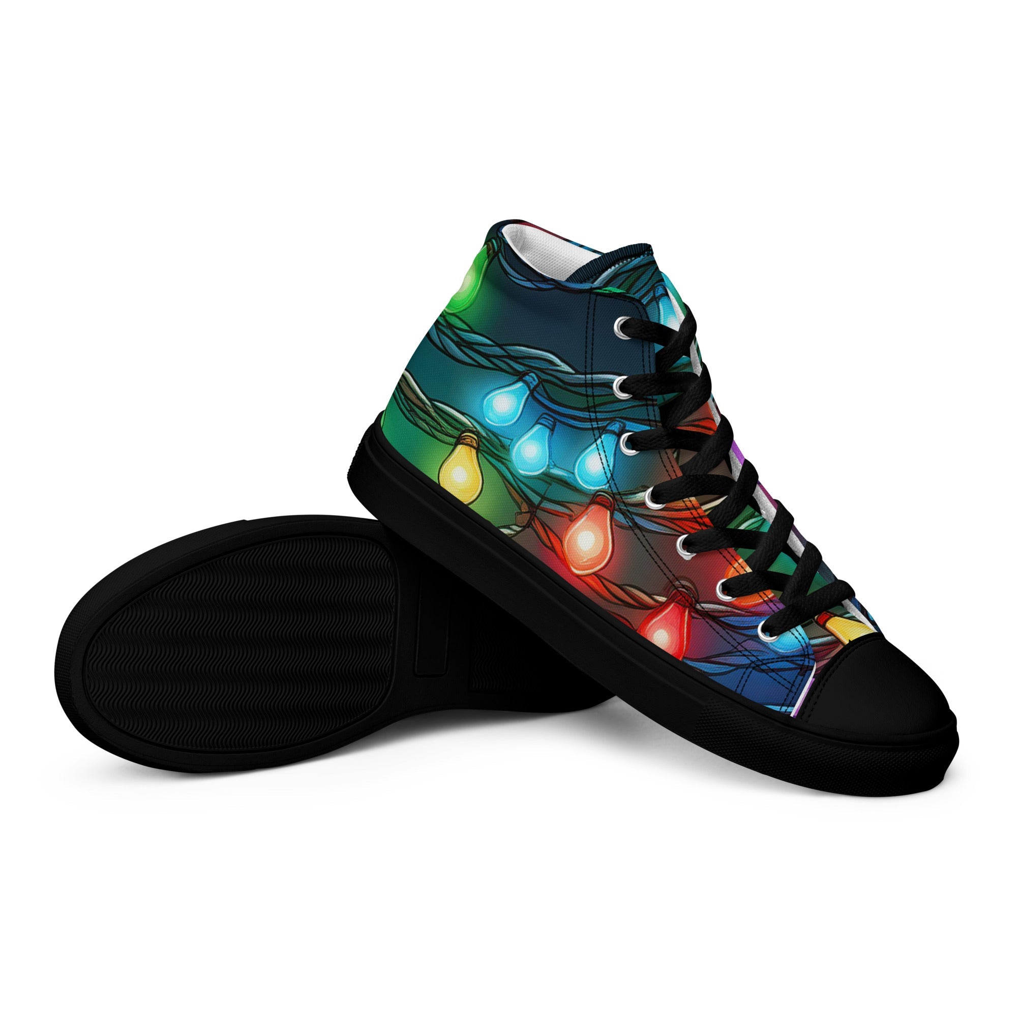 Women’s Christmas Light High Top - Fuerza Athletics