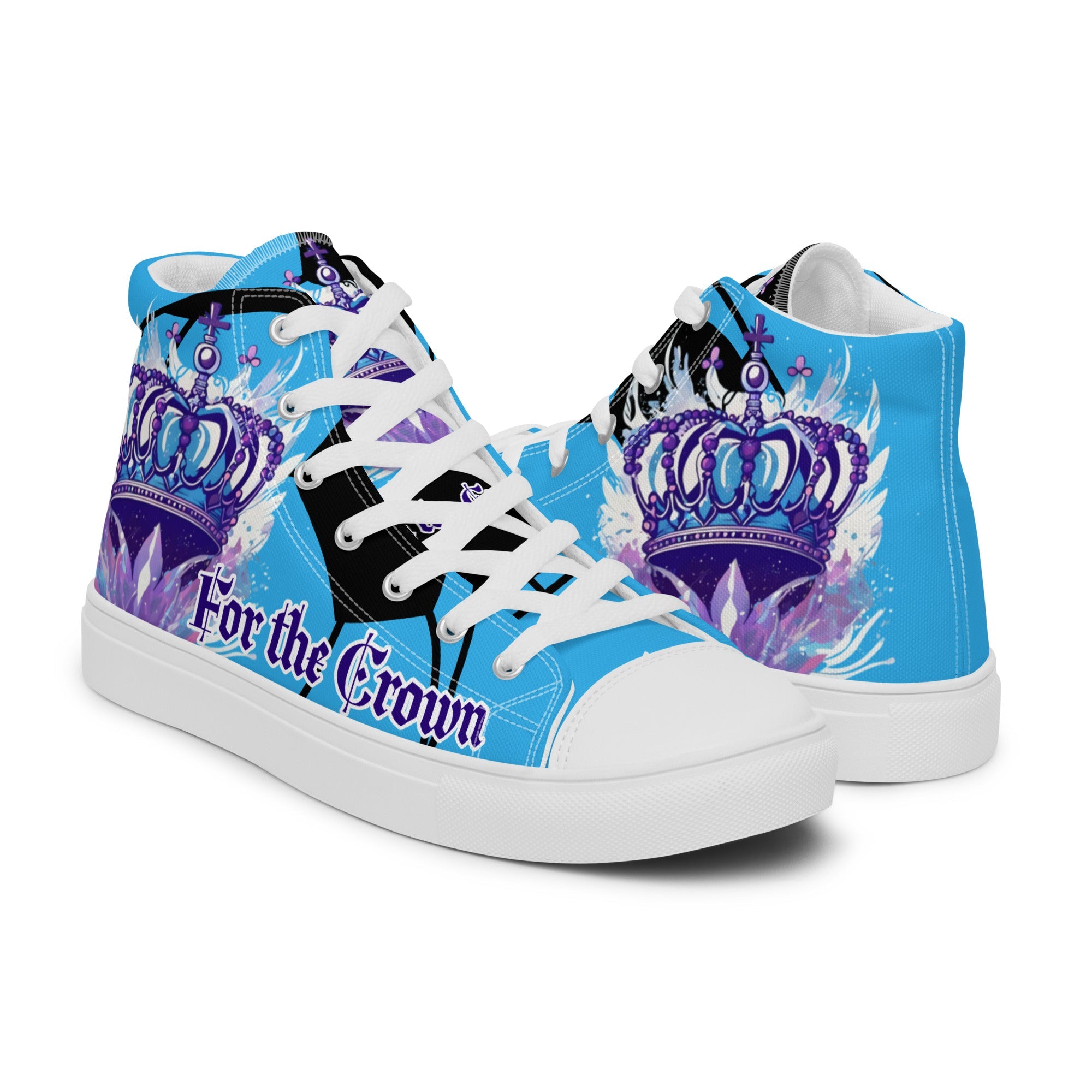Women’s For the Crown High Tops - Fuerza Athletics