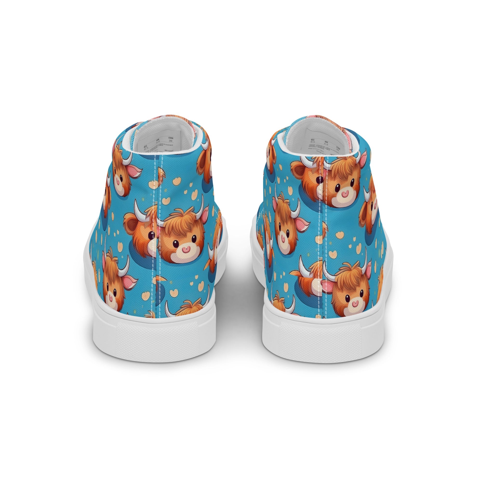 Women’s Highland Cow High Top - Fuerza Athletics