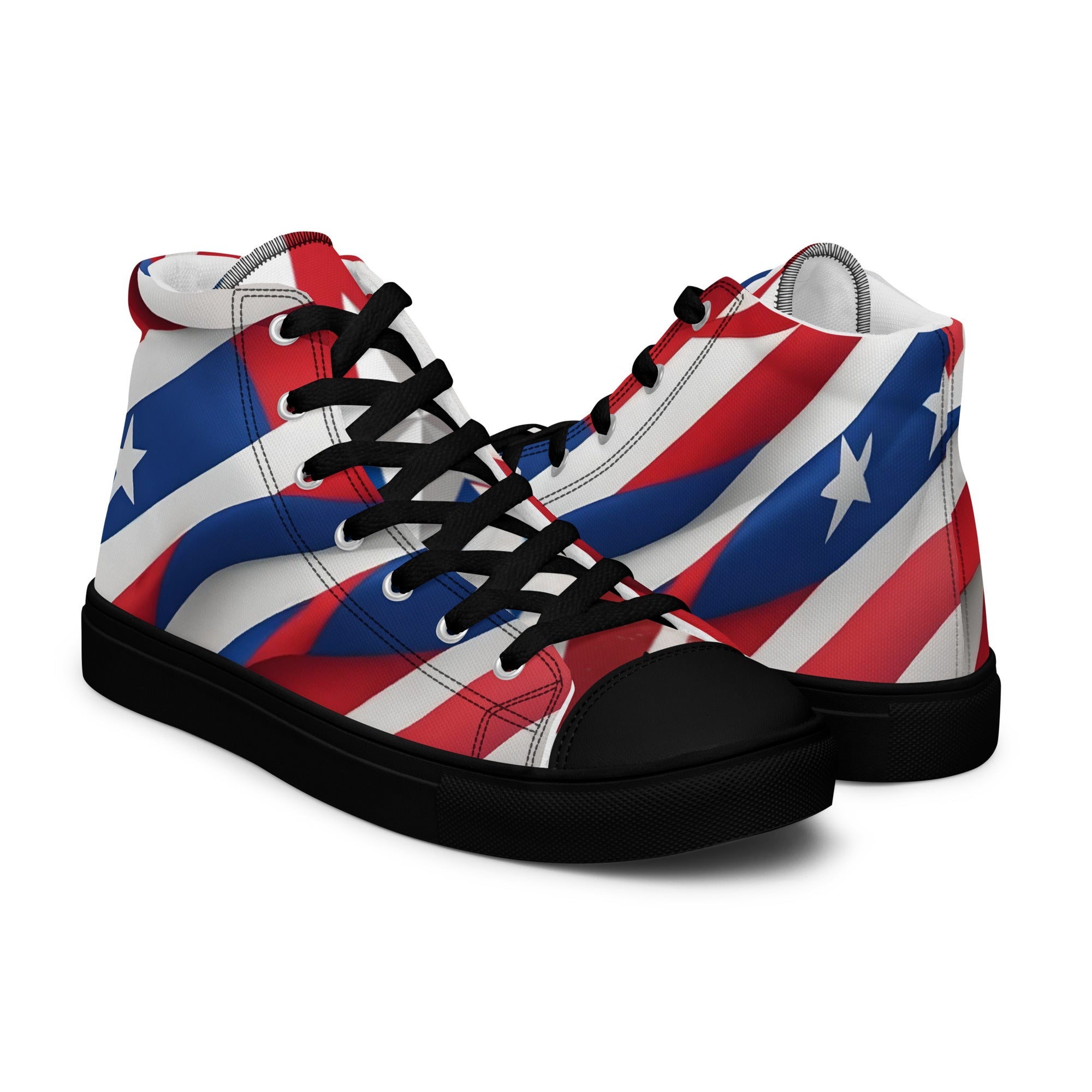 Women’s Puerto Rico high top canvas shoes - Fuerza Athletics