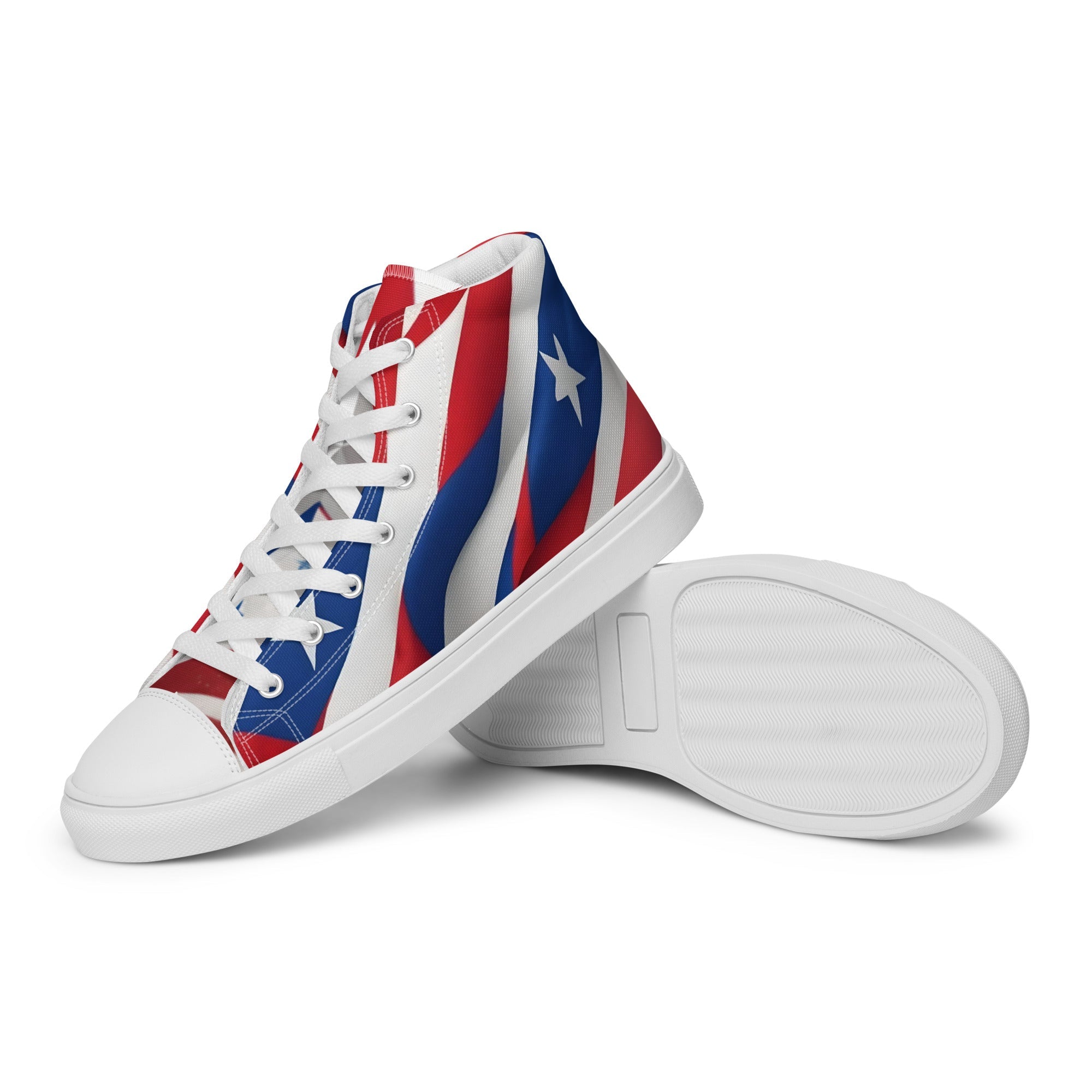 Women’s Puerto Rico high top canvas shoes - Fuerza Athletics