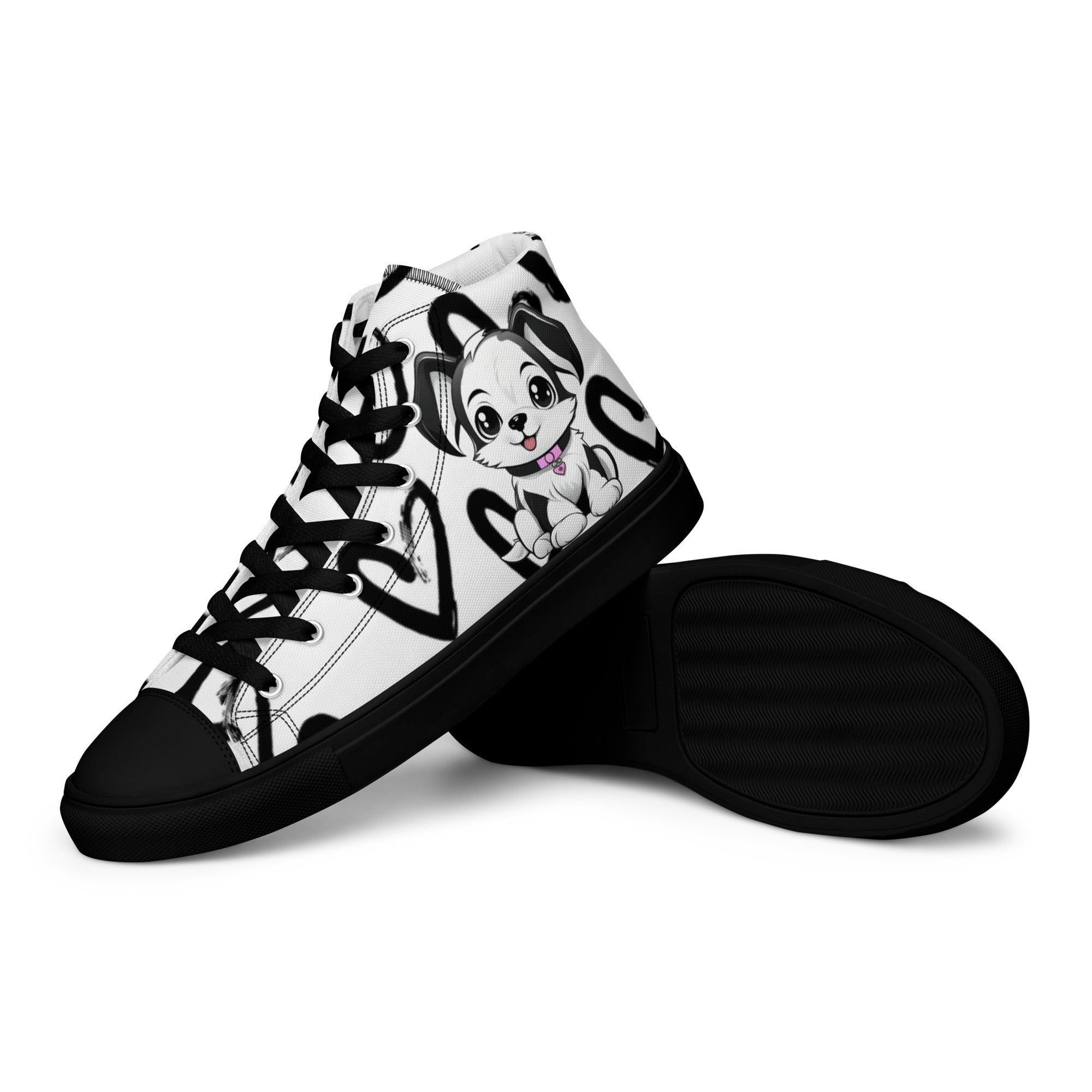 Women’s Puppy Love High Top - Fuerza Athletics