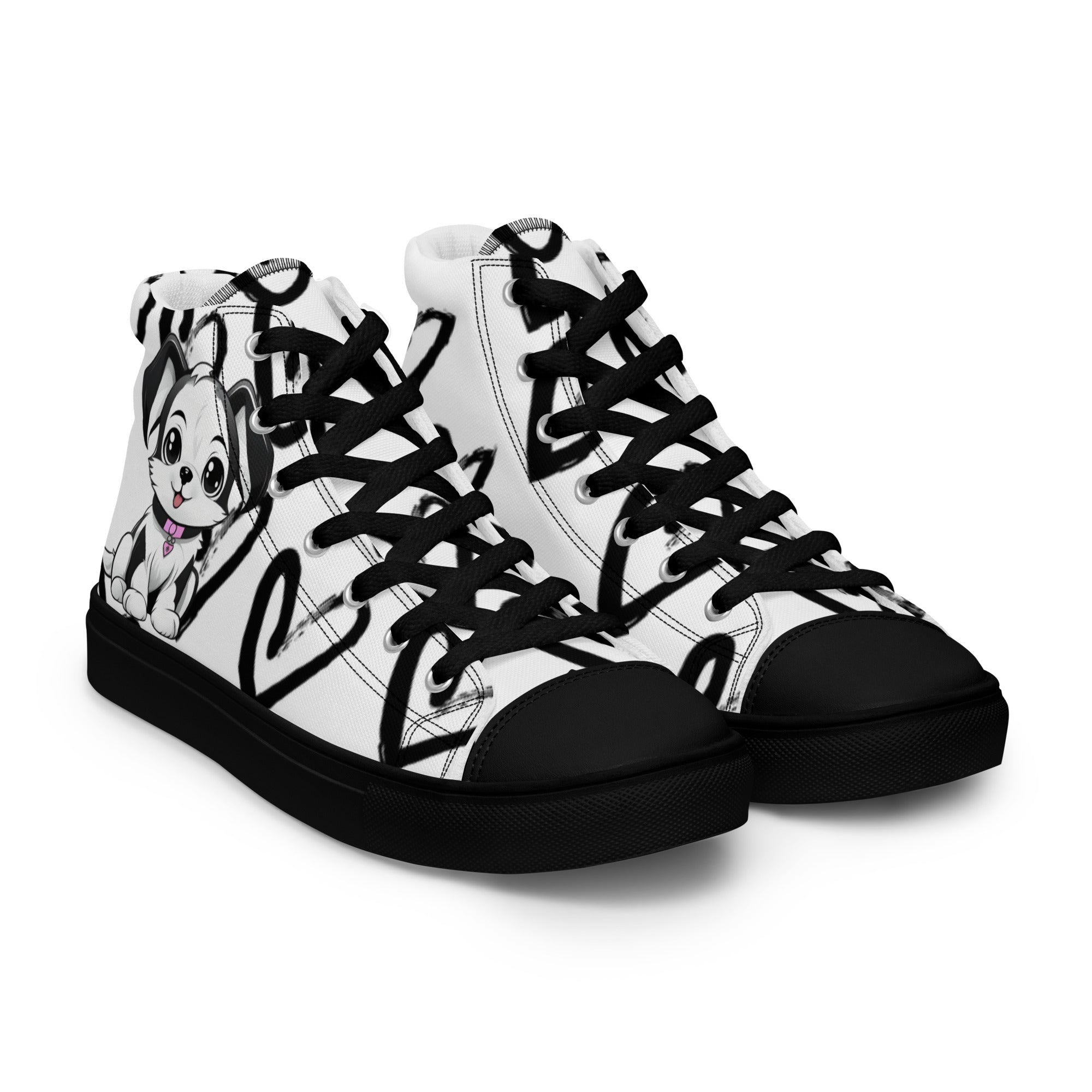 Women’s Puppy Love High Top - Fuerza Athletics