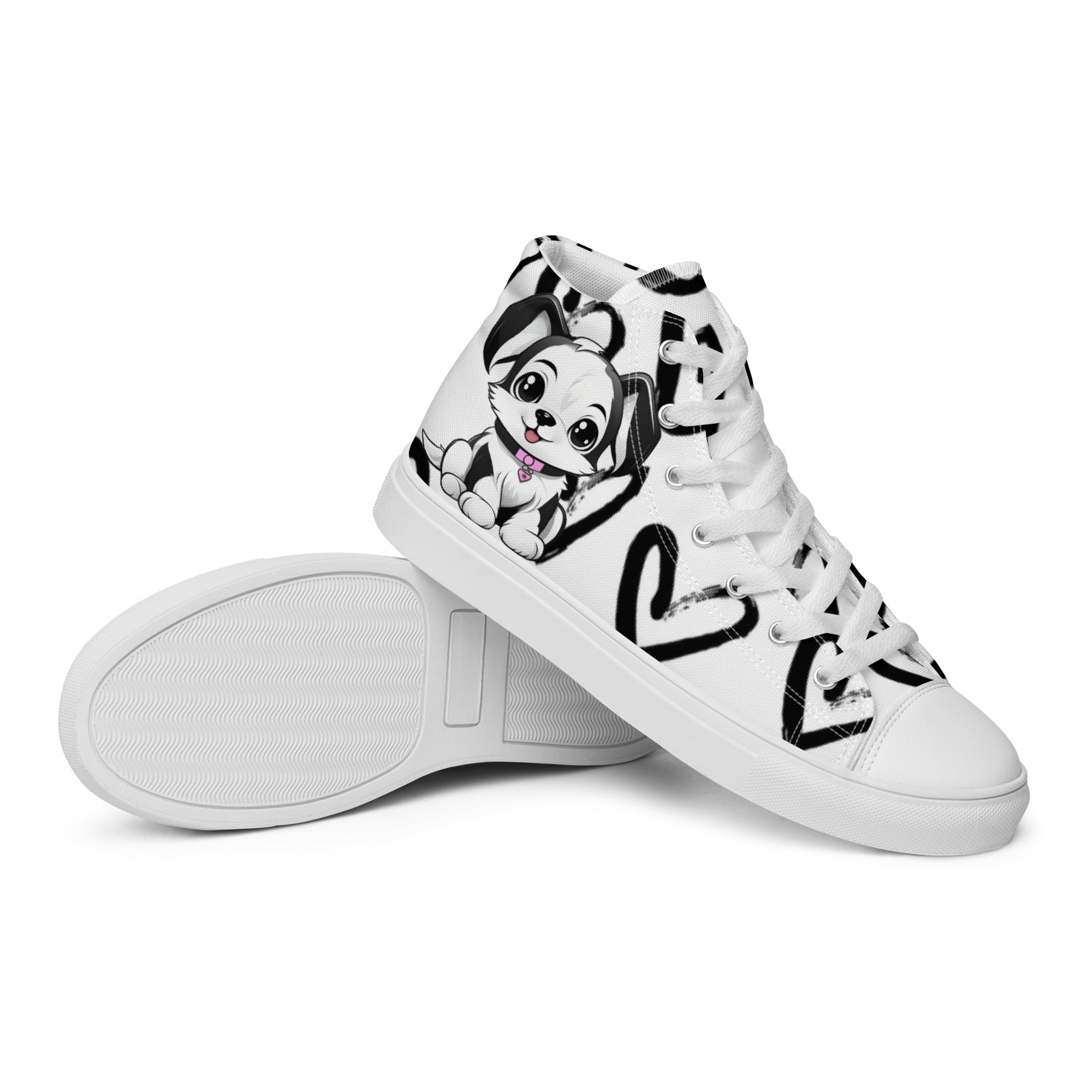 Women’s Puppy Love High Top - Fuerza Athletics