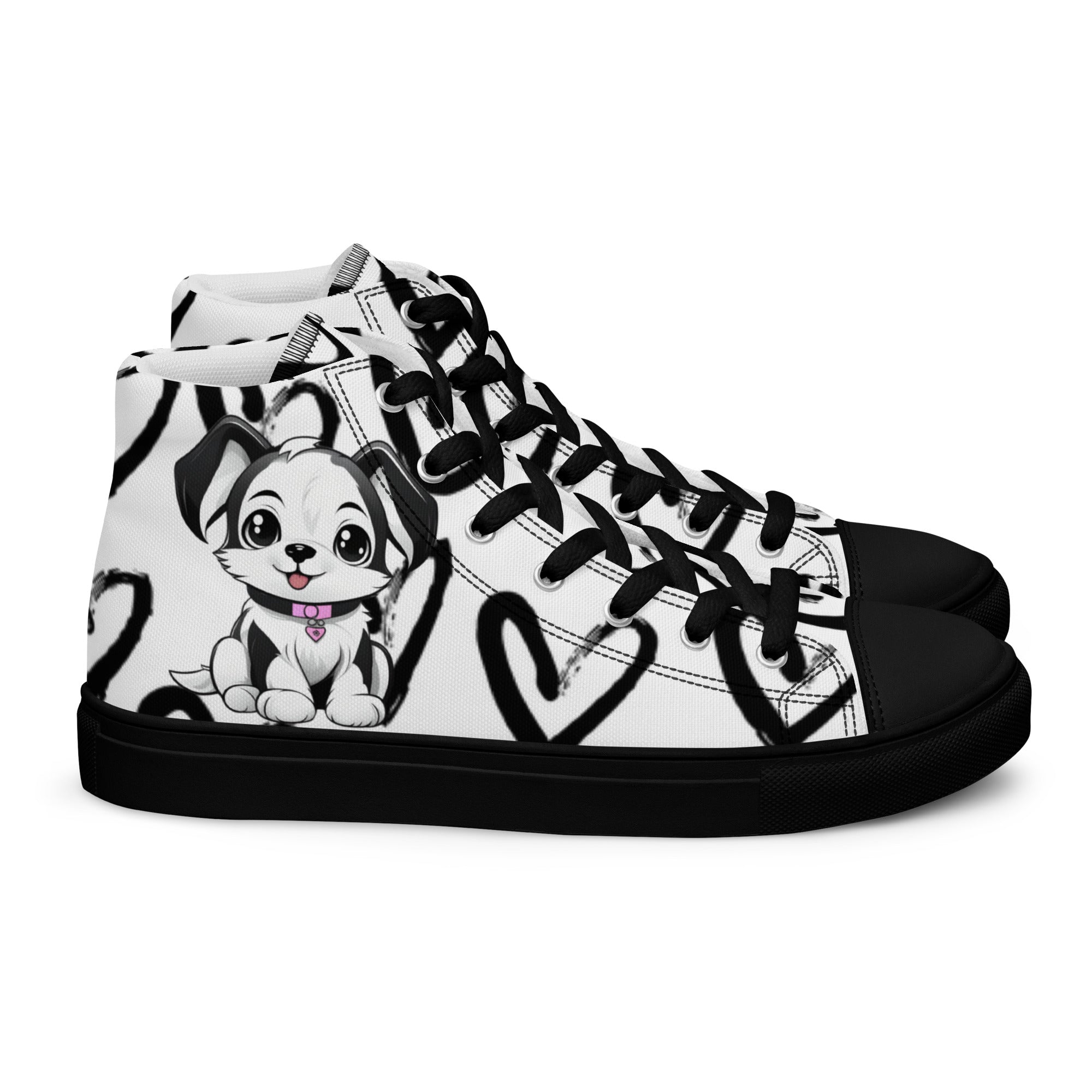 Women’s Puppy Love High Top - Fuerza Athletics